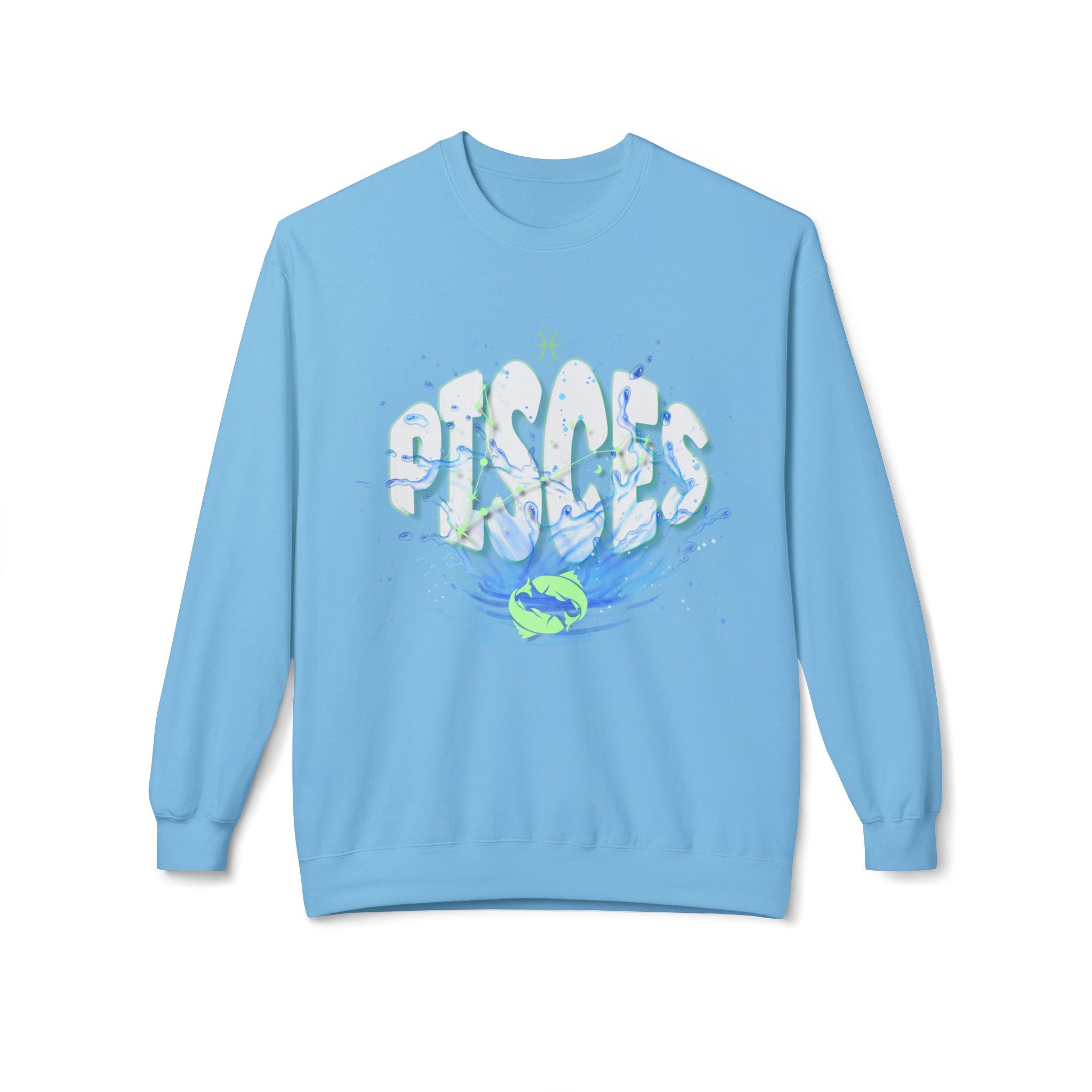 Pisces Water Zodiac Sweatshirt — Pisces Sign Crewneck