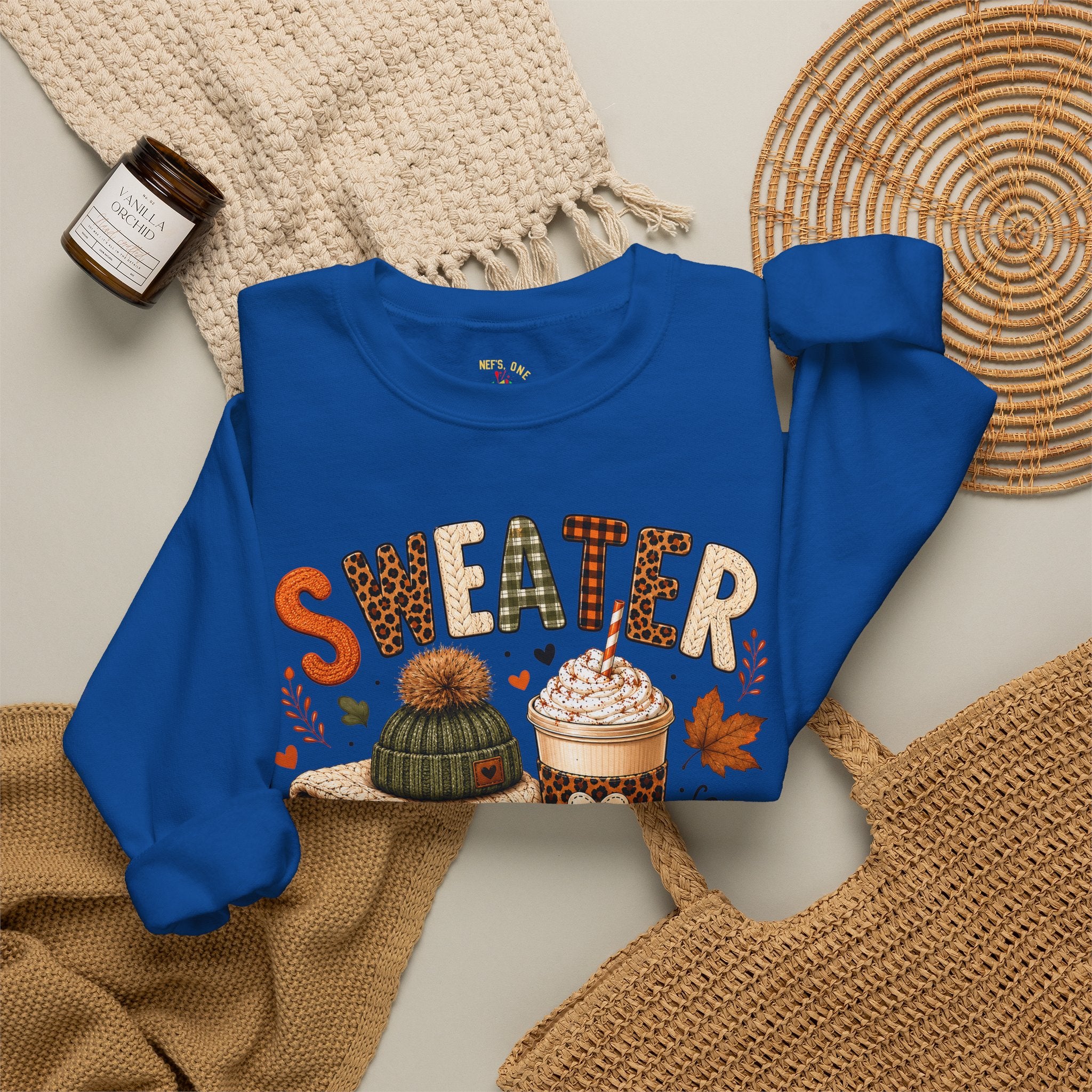 Sweater Weather Autumn Crewneck Sweatshirt