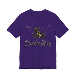 Capricorn Unisex Casual classic unisex jersey short sleeve tee