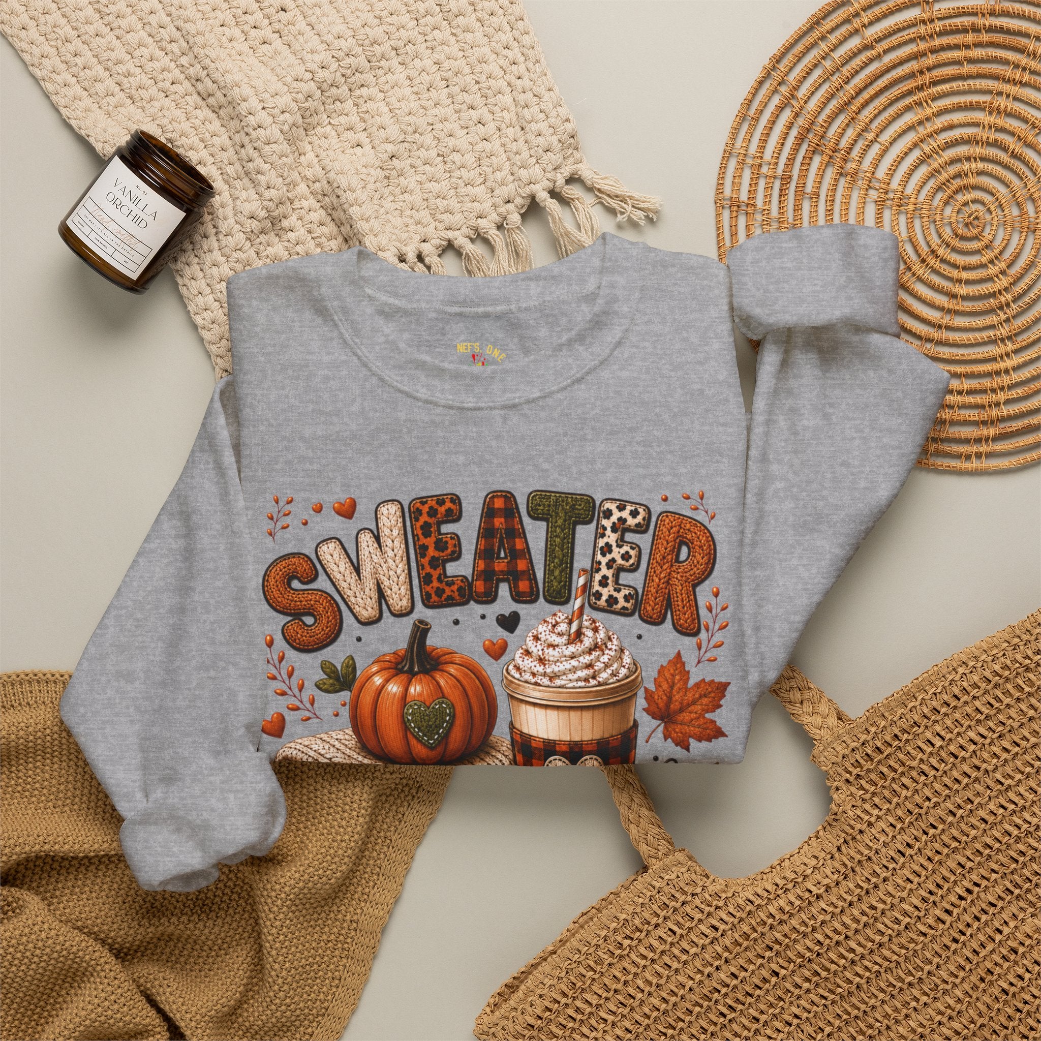 Sweater Weather Autumn Crewneck Sweatshirt