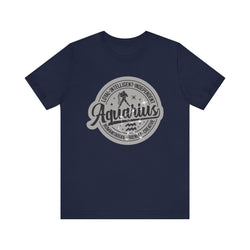 Aquarius Zodiac Unisex Casual Classic Jersey Short Sleeve Tee