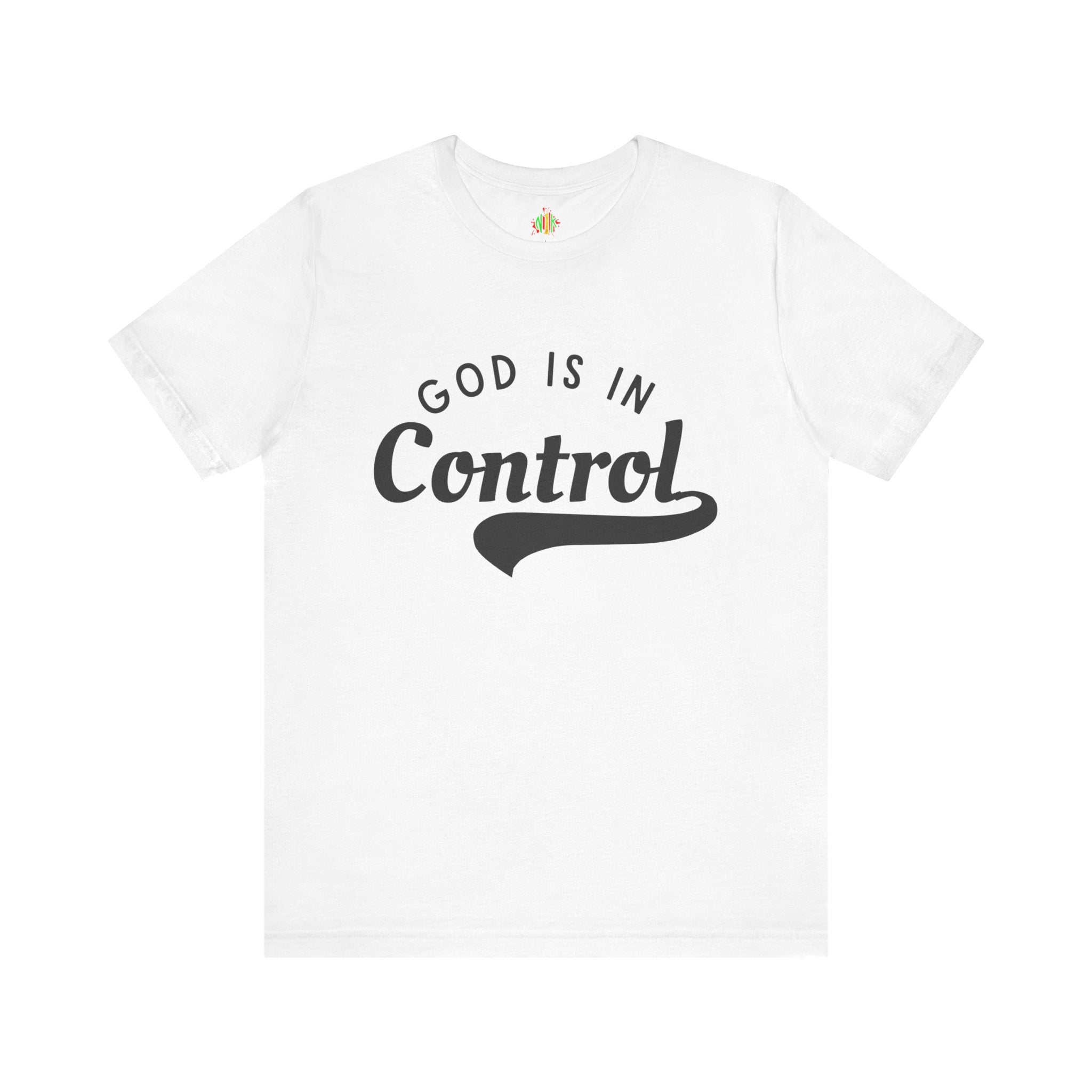 Christian Inspirational Unisex Tee - 'God is in Control' & 'All is WelT-ShirtChristian Inspirational Unisex Tee