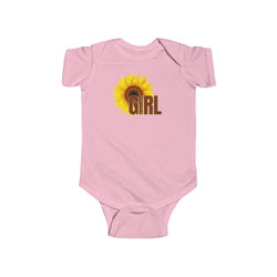 Girl / Sunflower Infant Fine Jersey Bodysuit 