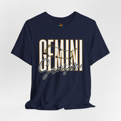 Gemini Season Tee, Zodiac Shirt, Astrology Gift, Unisex Graphic Tee, Birthday T-Shirt, Horoscope Apparel