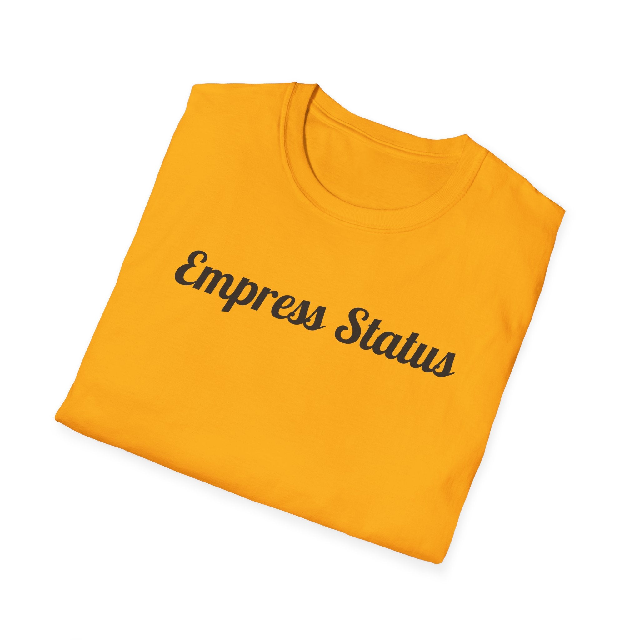 Black Glitter Empress Status Unisex Softstyle T-Shirt