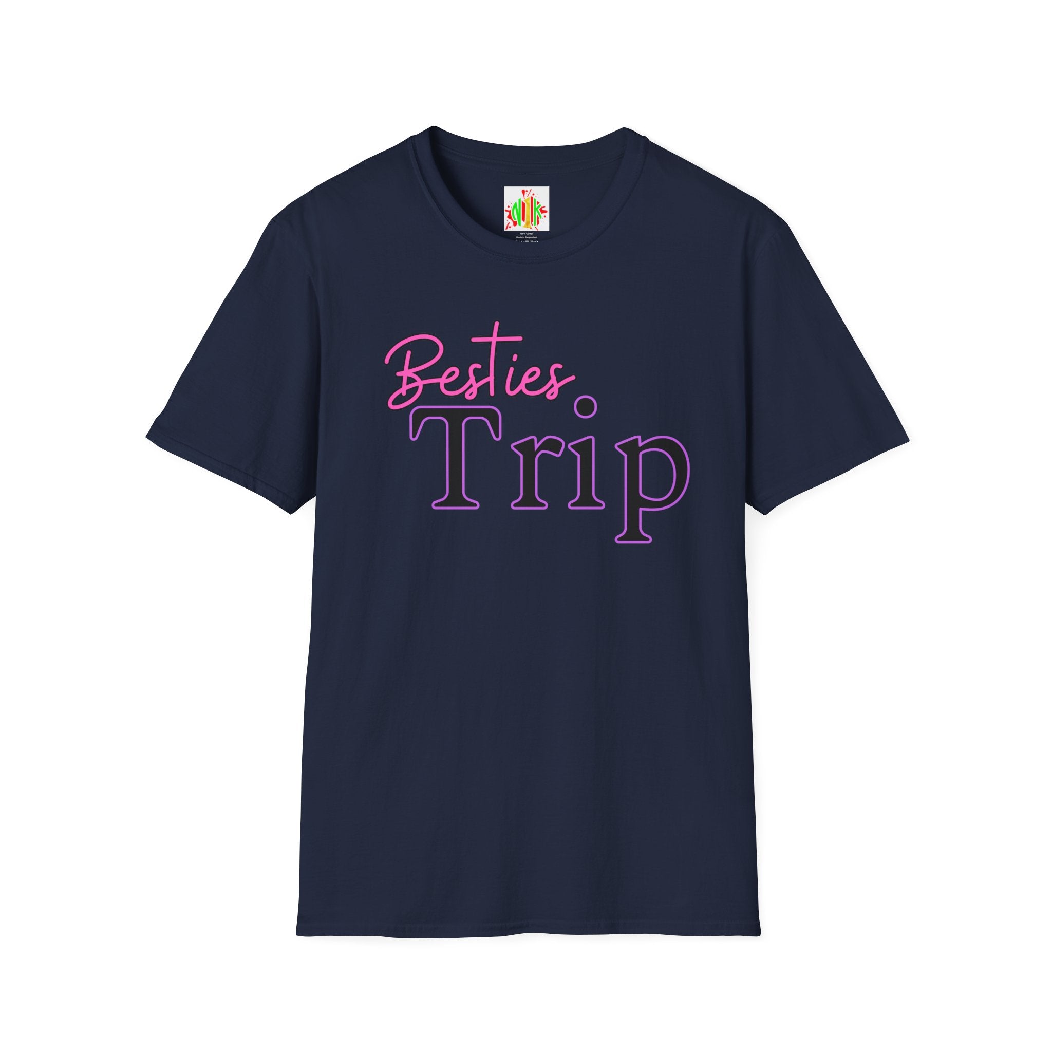 Besties Trip Unisex T-Shirt - Perfect for Friendship Celebrations, Travel, Summer Vacations, Girls’ Getaways, Matching Outfits