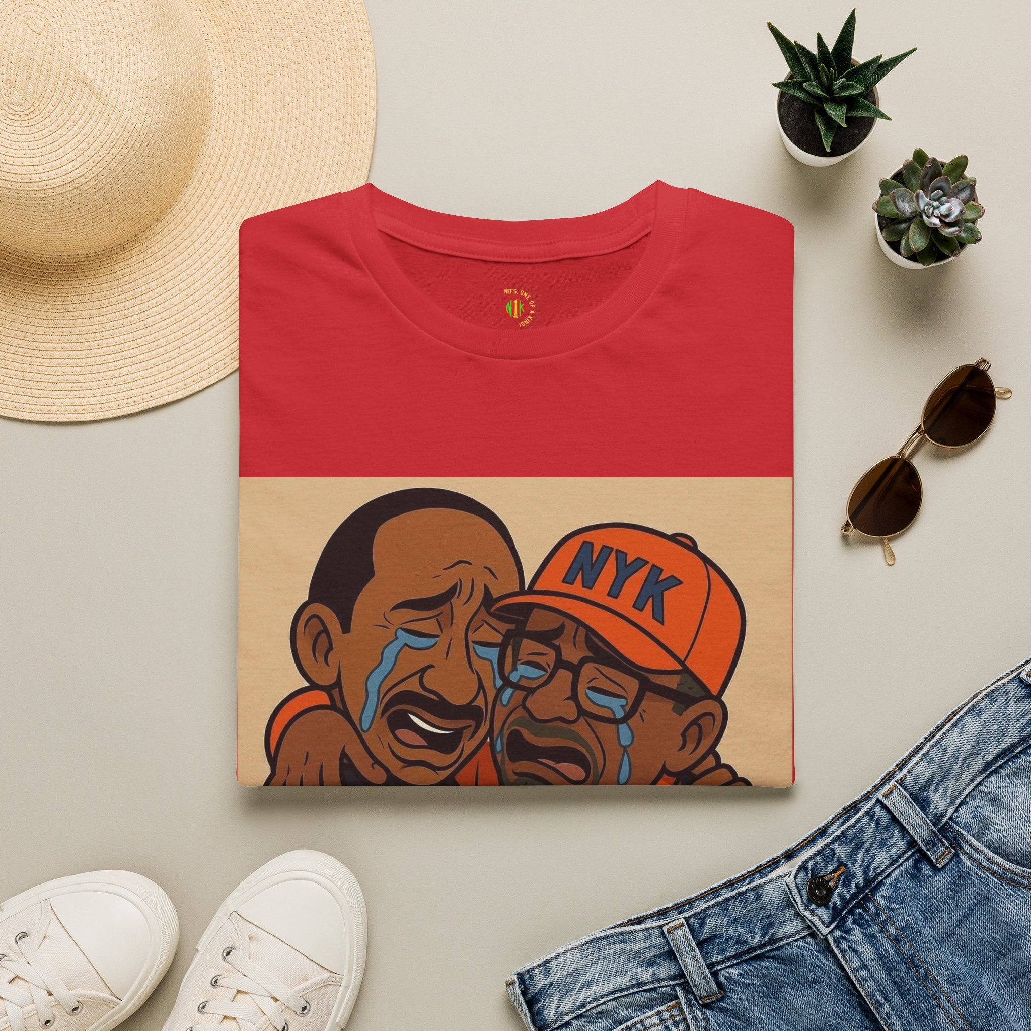 Todd Another Customized Smile Crying Fans NYK Tee Graphic T-Shirt — Emotional Art T-Shirt