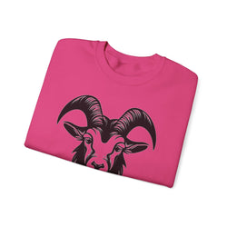 Goat Unisex Casual Crewneck Sweatshirt