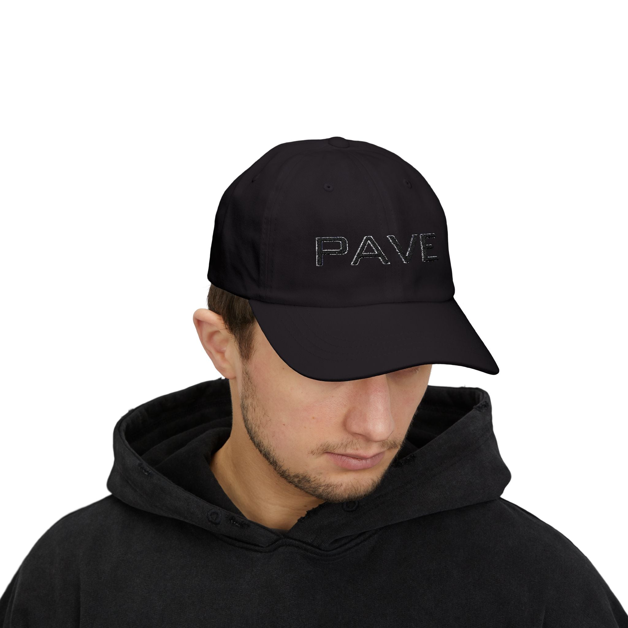 BLK - Dad Cap - Purpose AND Victory Established Stylish PAVE - Perfect Gift for Dads