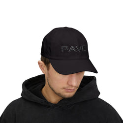 BLK - Dad Cap - Purpose AND Victory Established Stylish PAVE - Perfect Gift for Dads