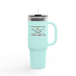Nef's One Of A Kind Let's Customize Smiles Together Insulated Travel Mug, 40oz