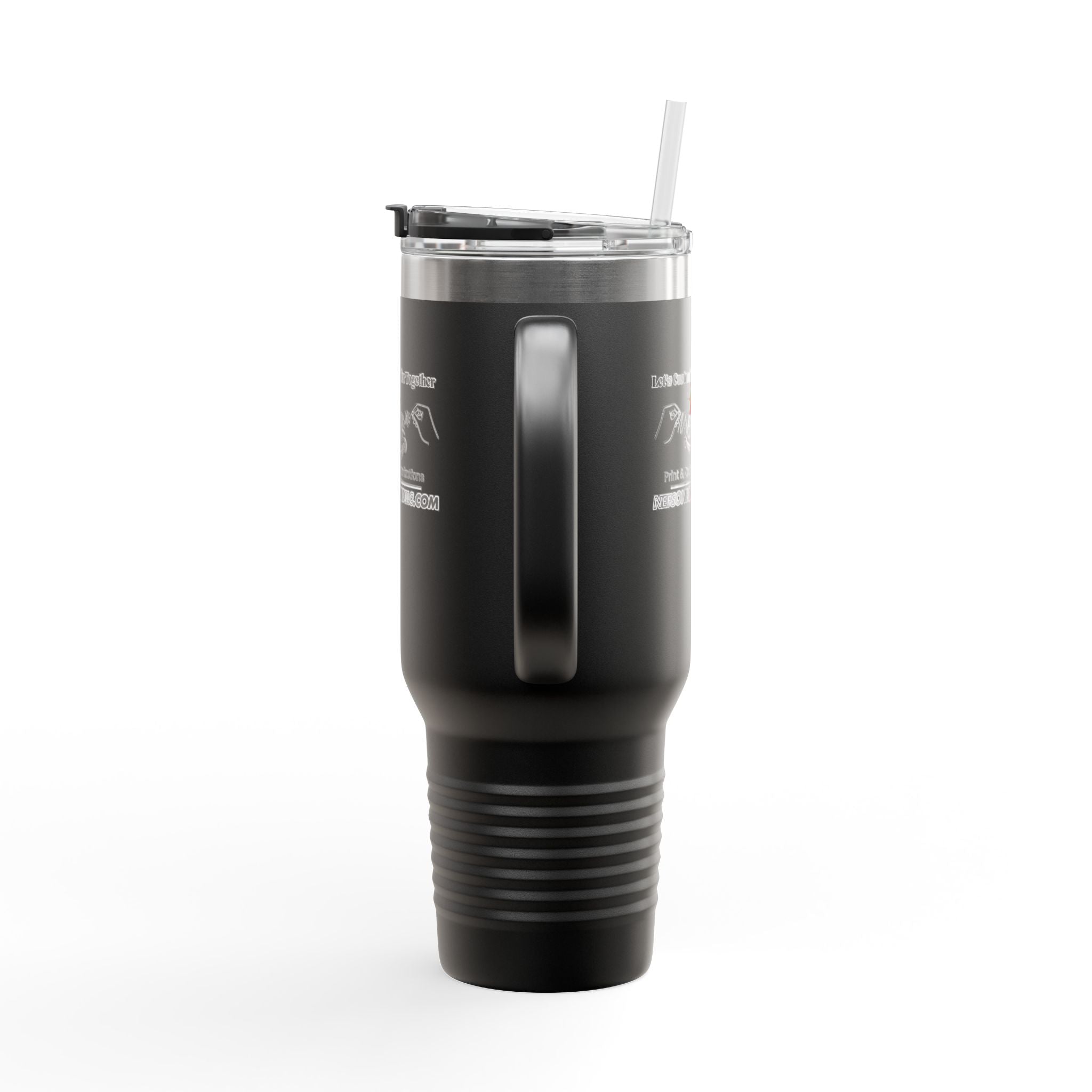 Nef's One Of A Kind Let's Customize Smiles Together Insulated Travel Mug, 40oz