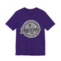 Aquarius Zodiac Unisex Casual Classic Jersey Short Sleeve Tee
