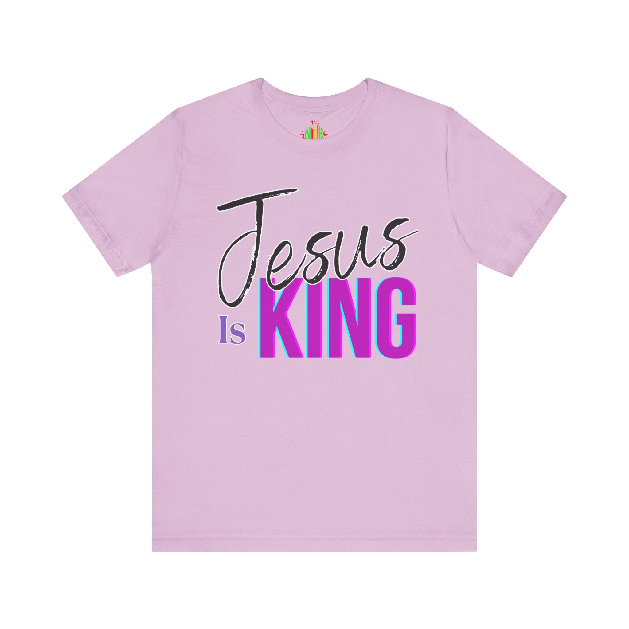 Faith-Inspired Unisex Tee | Jesus Is King Graphic T-Shirt, Christian Apparel, Religious Gift, Casual Wear, Church Outing