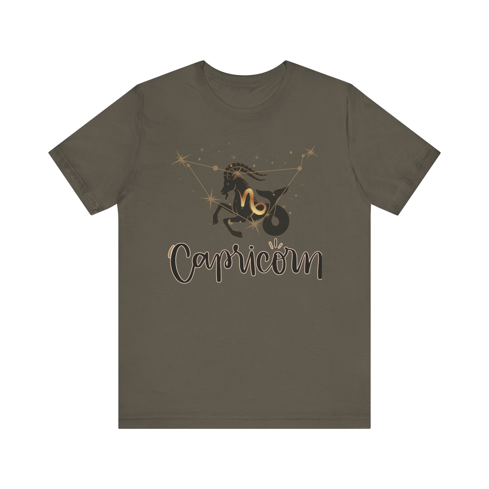 Capricorn Unisex Casual classic unisex jersey short sleeve tee