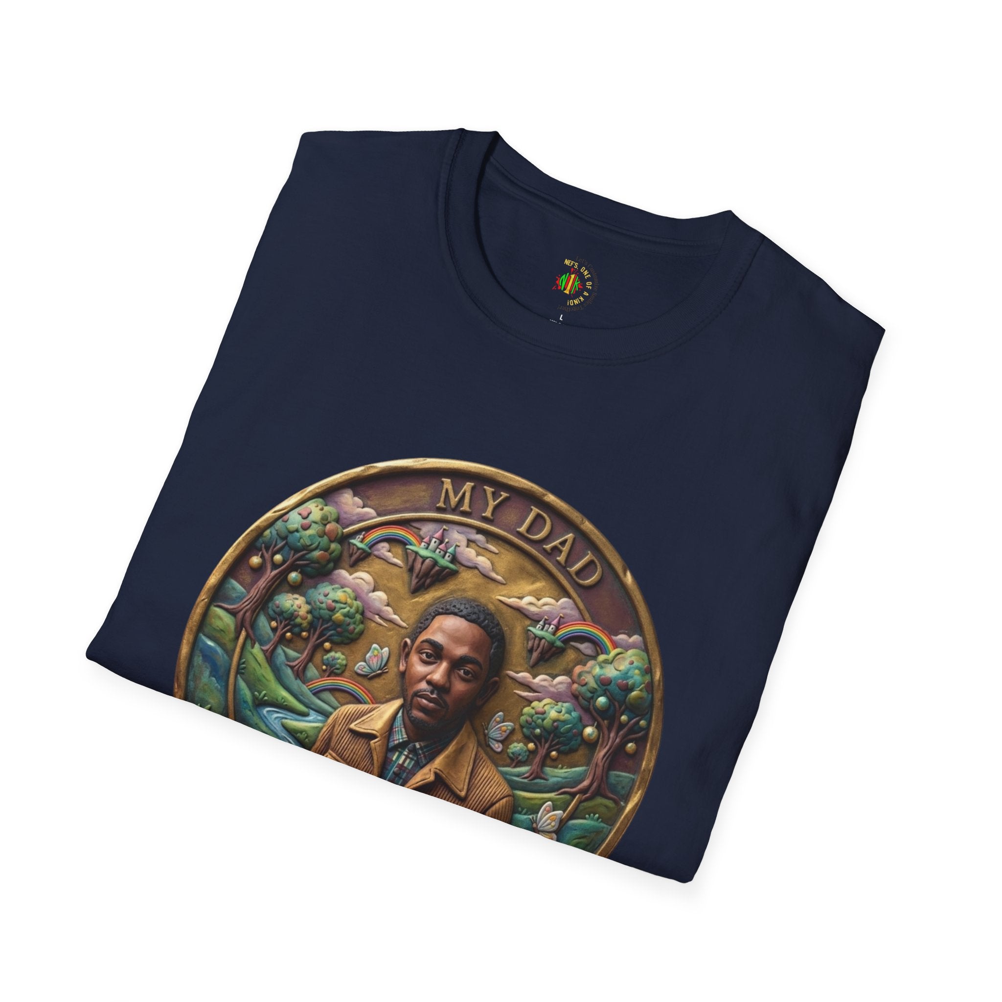 Todd Another Customized My Dad Portrait Coin Tee Graphic T-Shirt