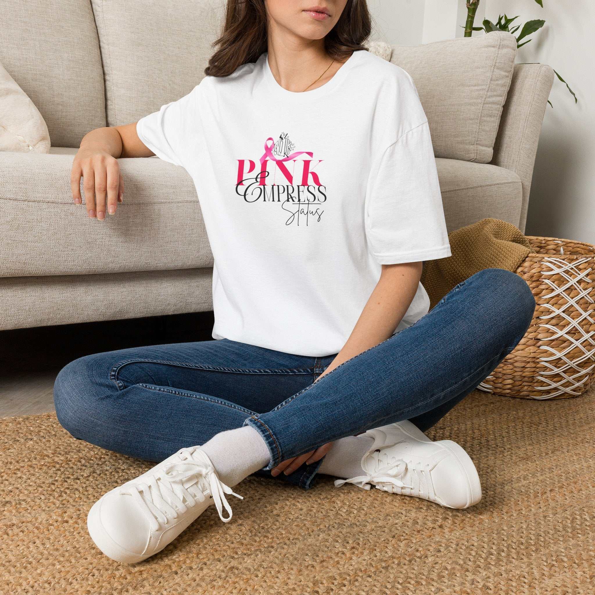 Pink Empress Ladies T-Shirt – 'Pink Empress' Script Graphic