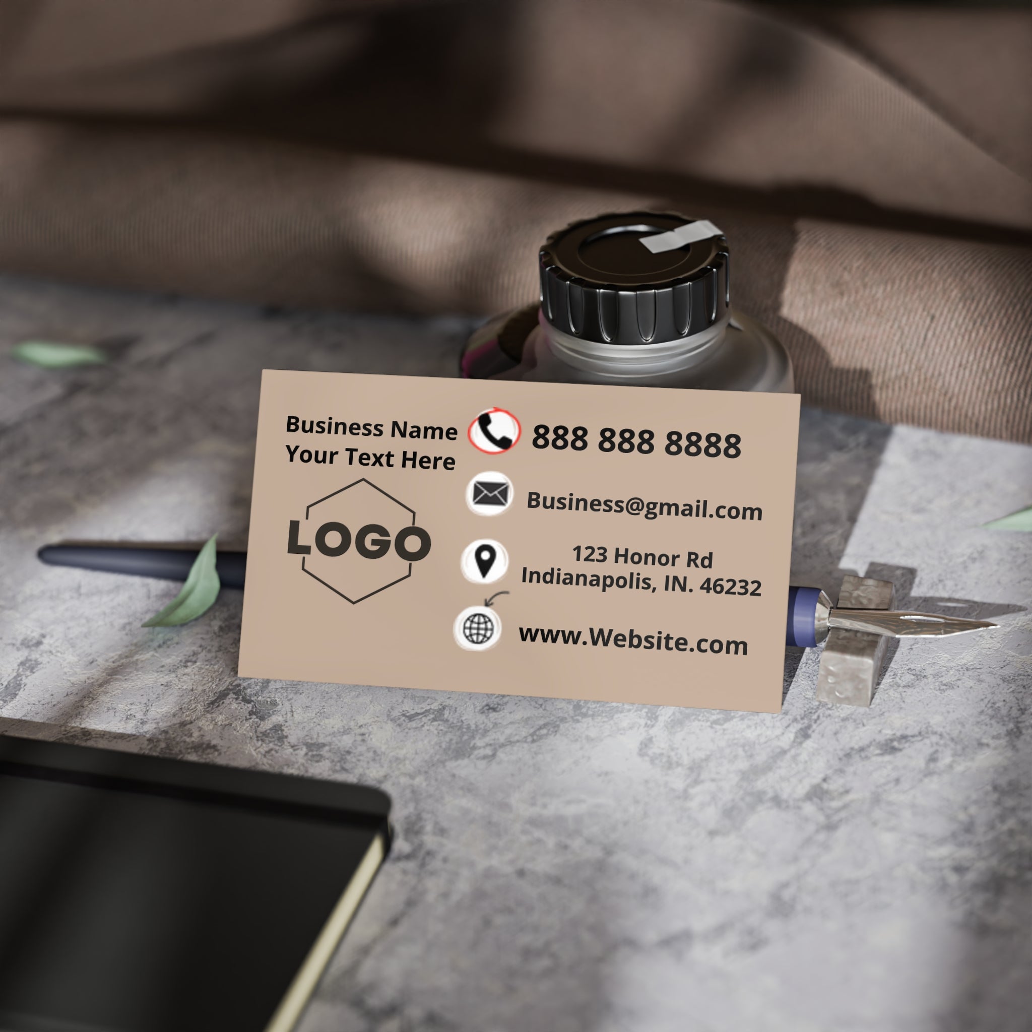 Quick and Easy No Think Business Cards