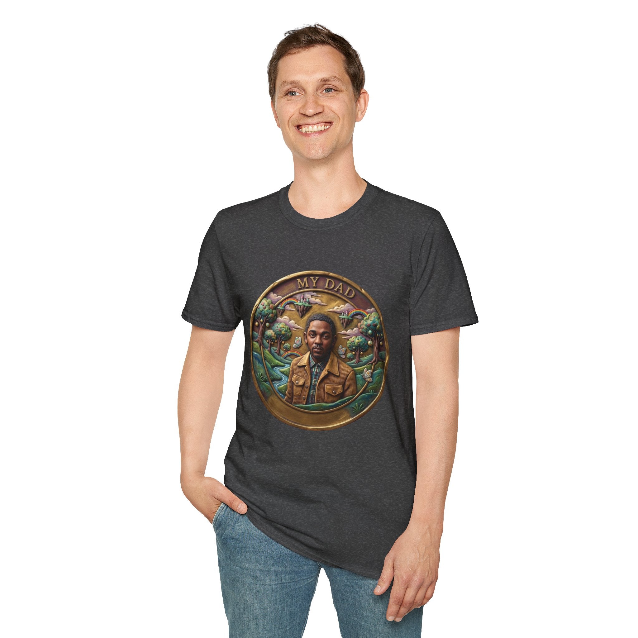 Todd Another Customized My Dad Portrait Coin Tee Graphic T-Shirt