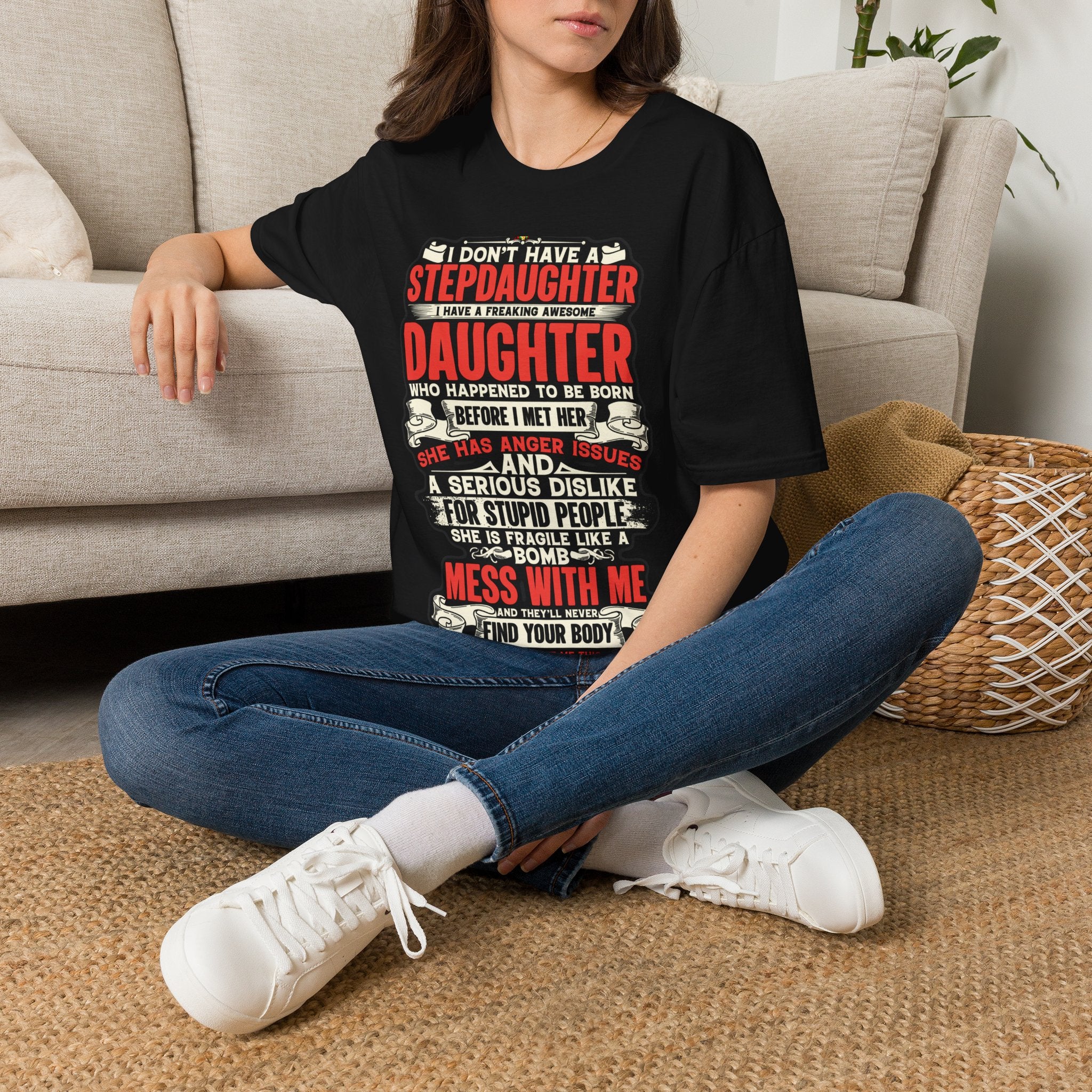 The love of a stepdaughter from a Stepfather Short Sleeve Tee