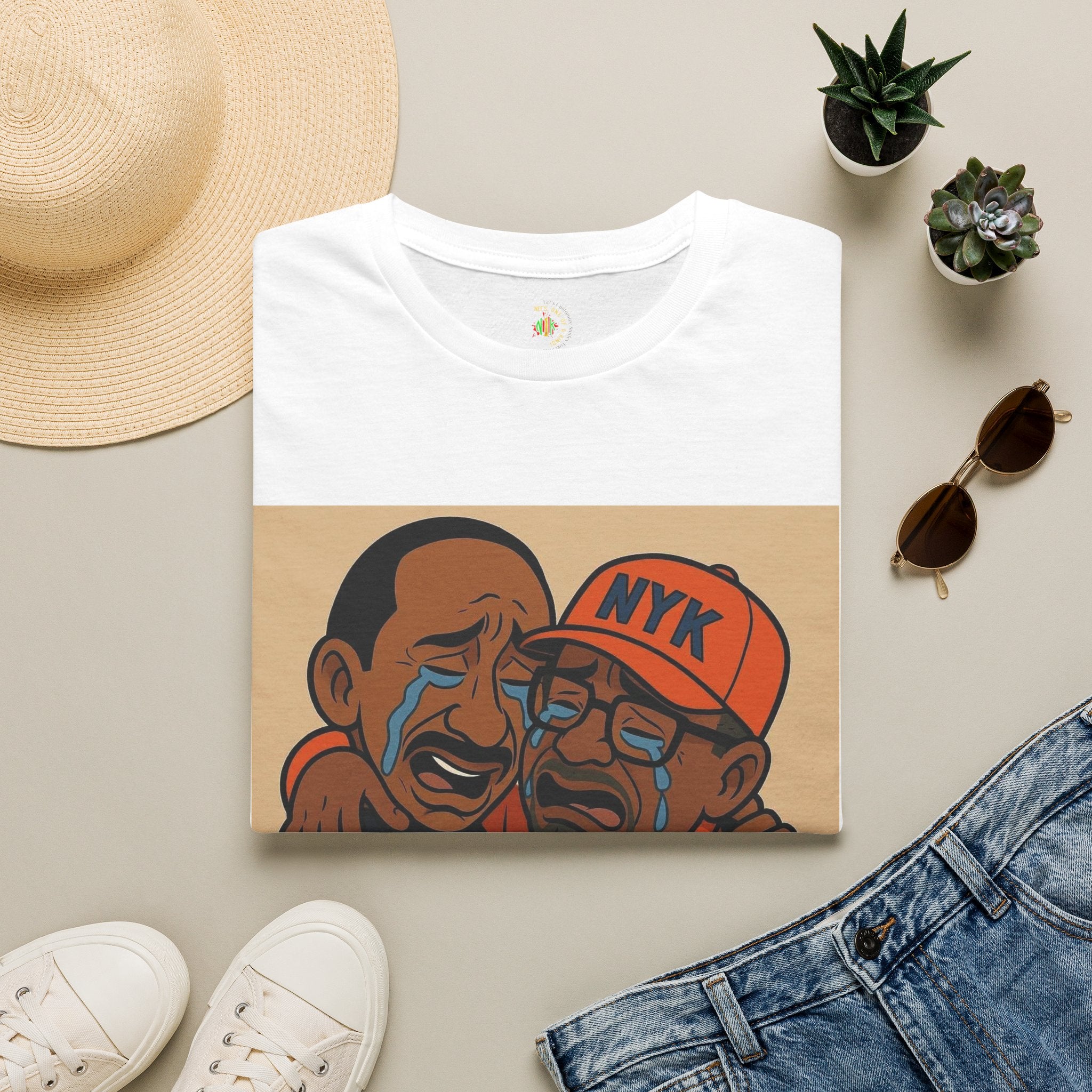 Todd Another Customized Smile Crying Fans NYK Tee Graphic T-Shirt — Emotional Art T-Shirt
