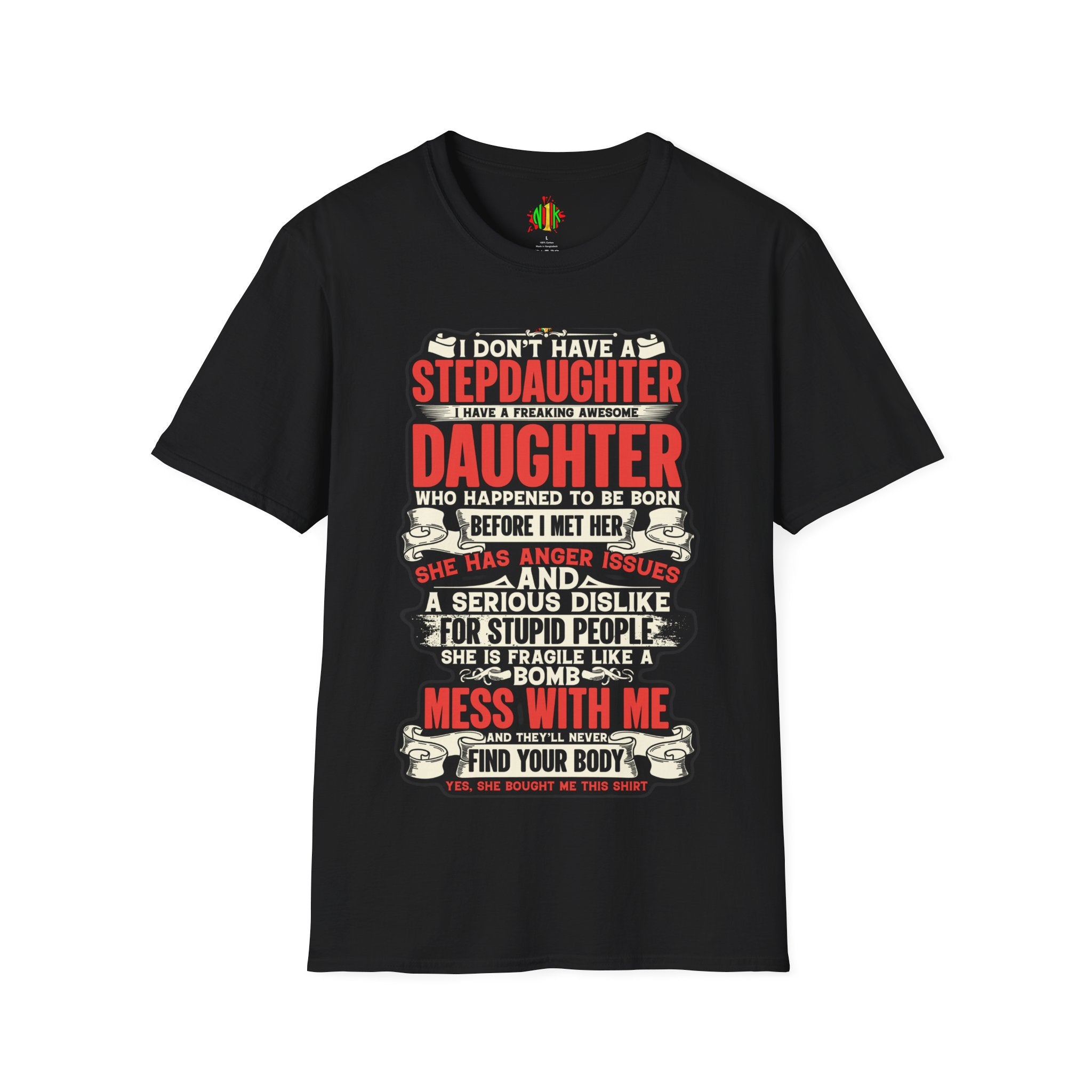 The love of a stepdaughter from a Stepfather Short Sleeve Tee