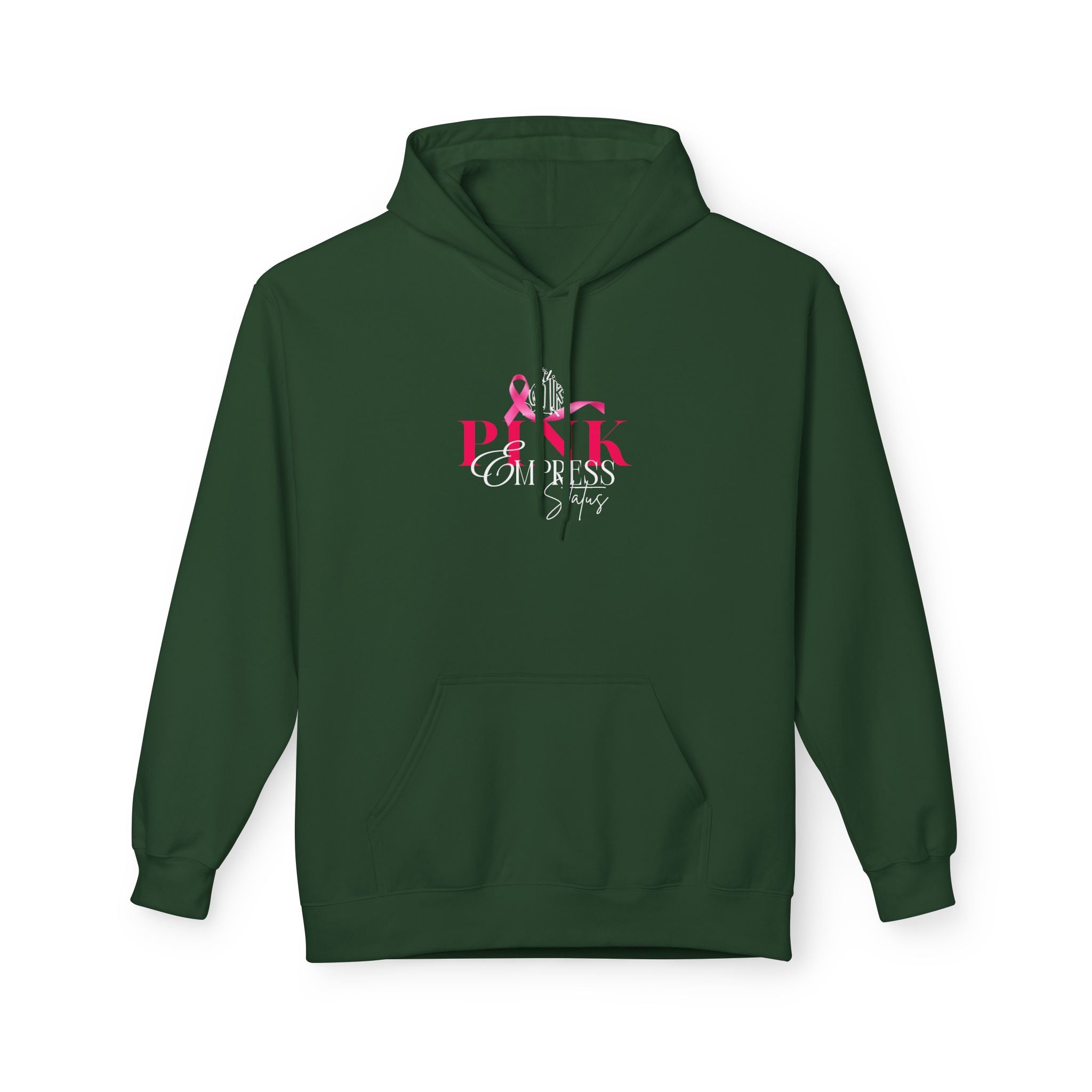 N1K Empress Status Pink Ribbon Breast Cancer Awareness Hoodie — PINK Breast Cancer Support Pullover