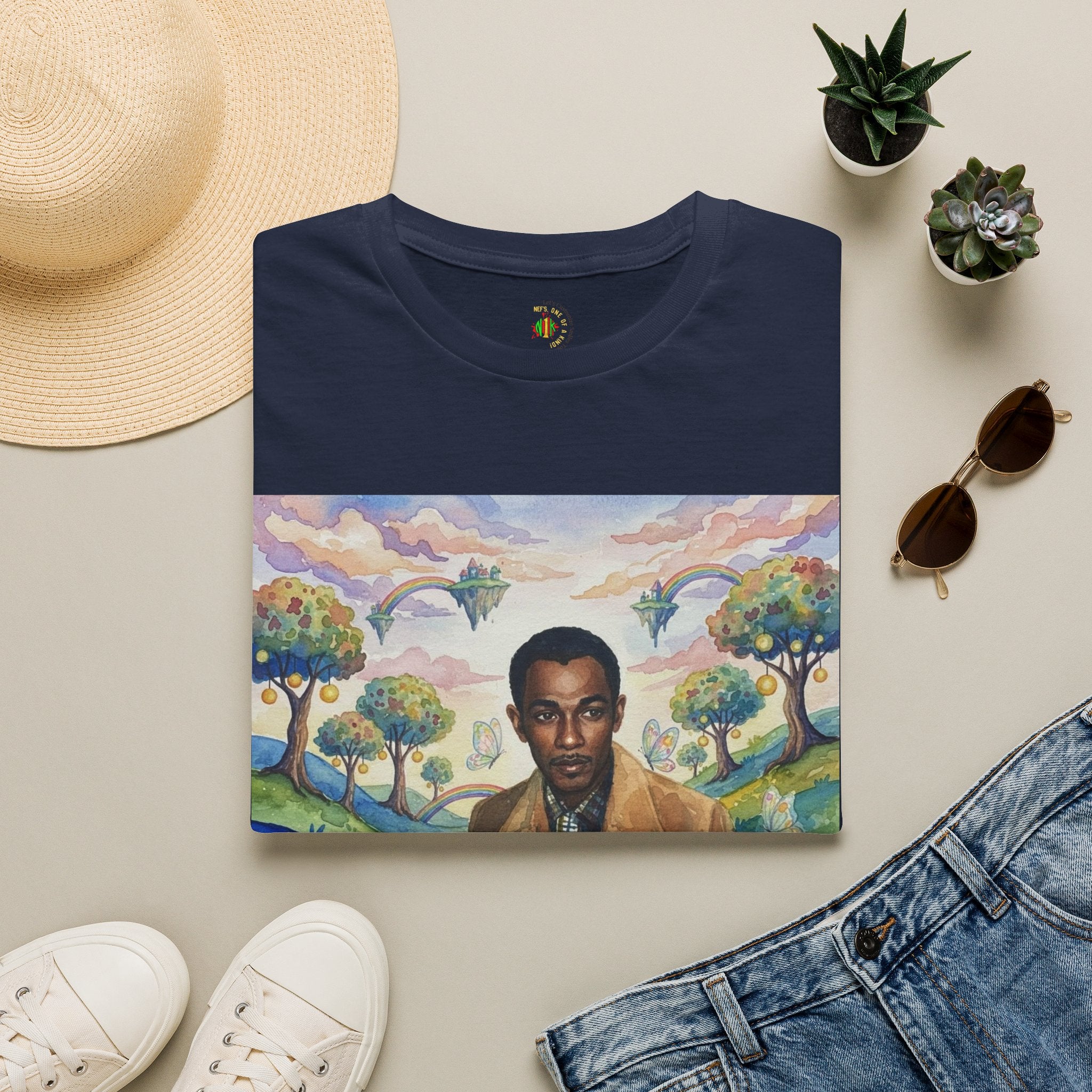 Todd Another Customized Smile Portrait Tee Graphic T-Shirt