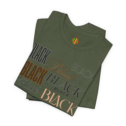 Black Text Unisex Tee, Casual Graphic T-Shirt for Fashion Lovers, Perfect Gift for All Occasions, Streetwear Style, Trendy Top