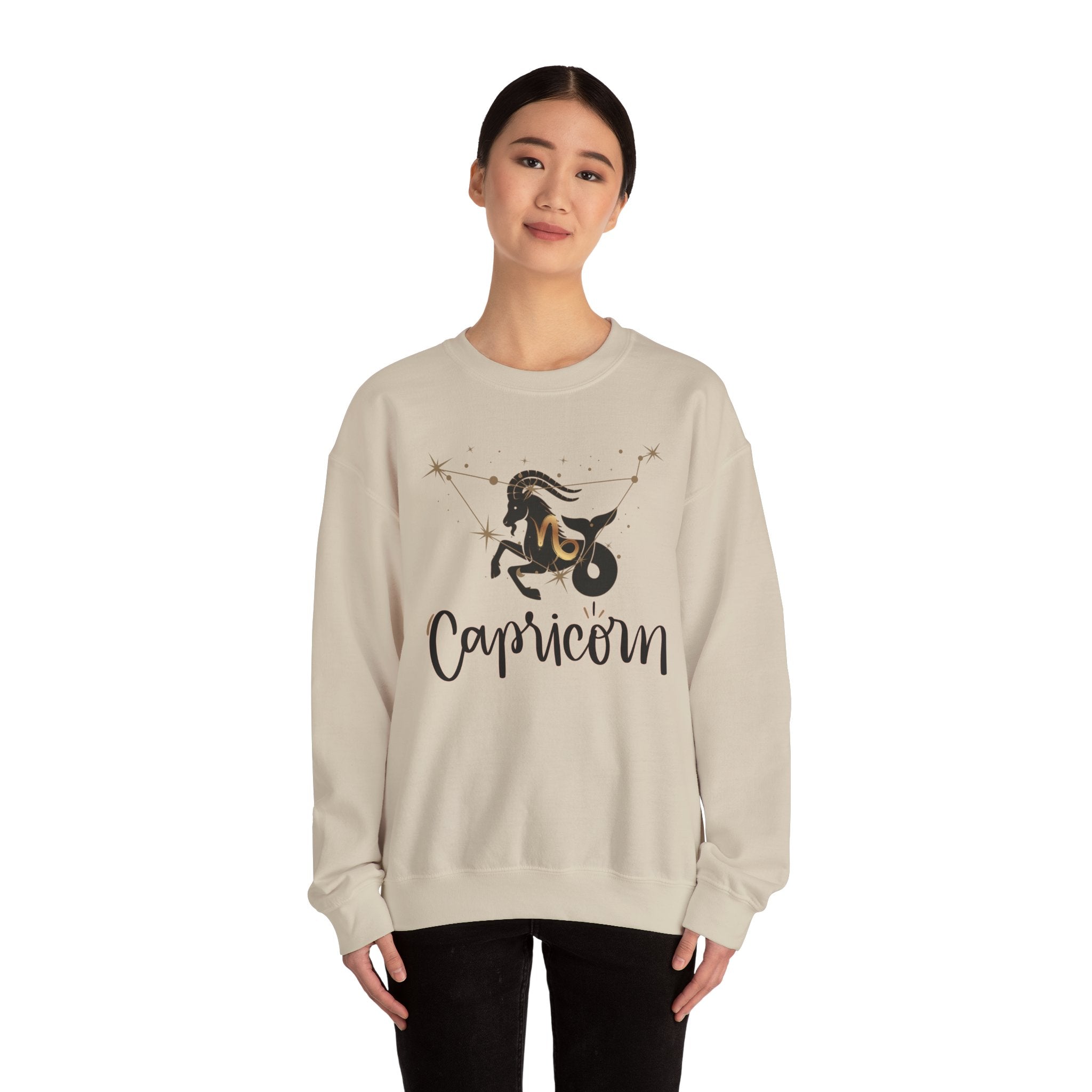 Capricorn Unisex Casual Crewneck Sweatshirt