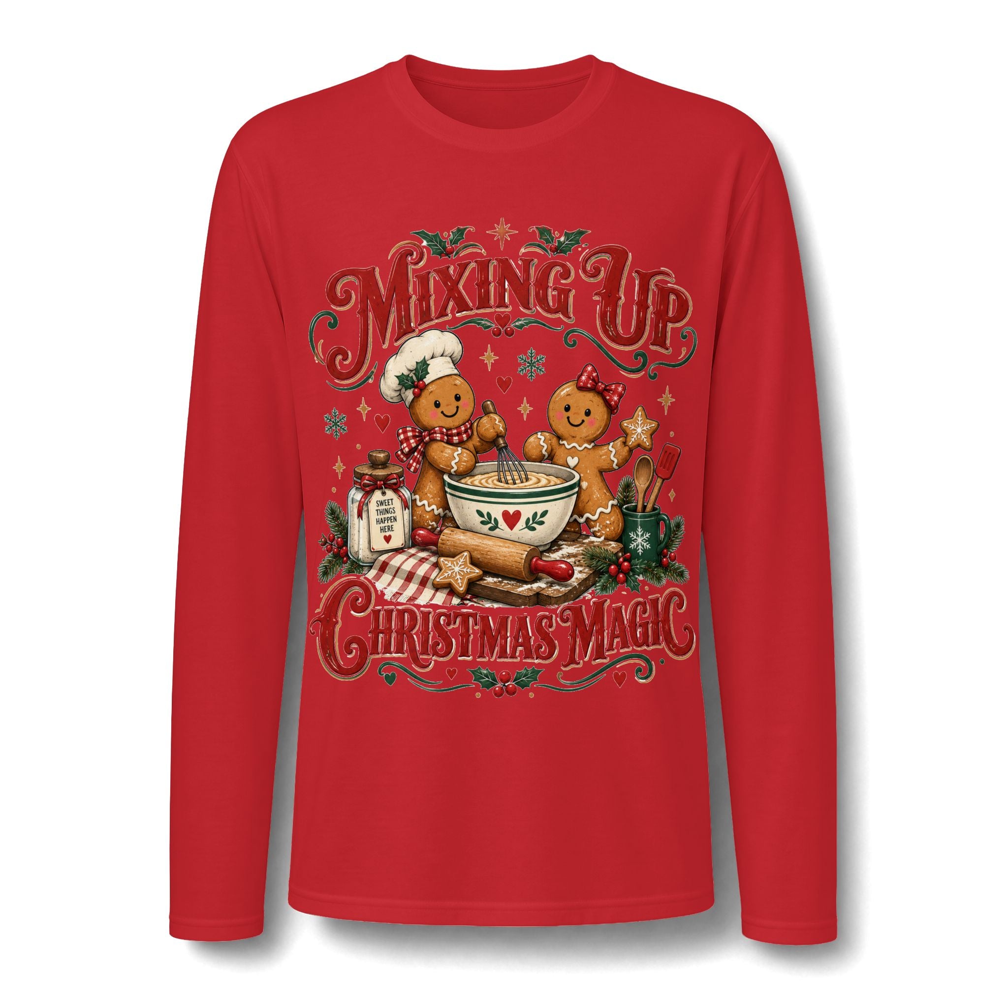 Mixing Up Ginger Bread Hot Chocolate Christmas