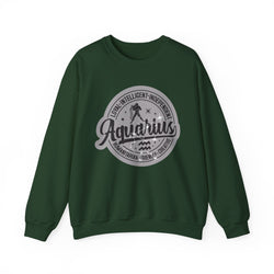 Aquarius Zodiac Unisex Casual Crewneck Sweatshirt