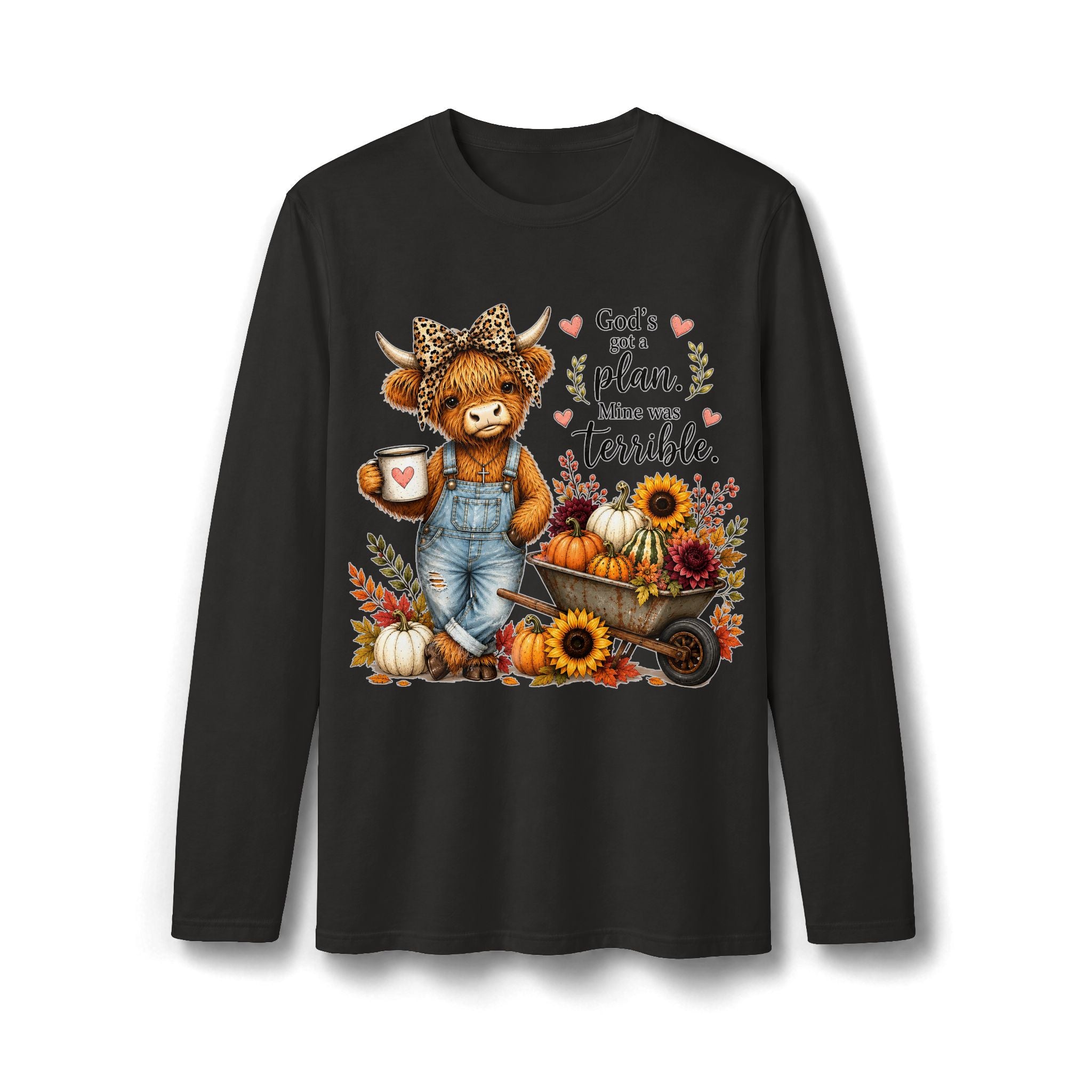 God’s Got a Plan Gingerbread Christmas Long Sleeve T-Shirt