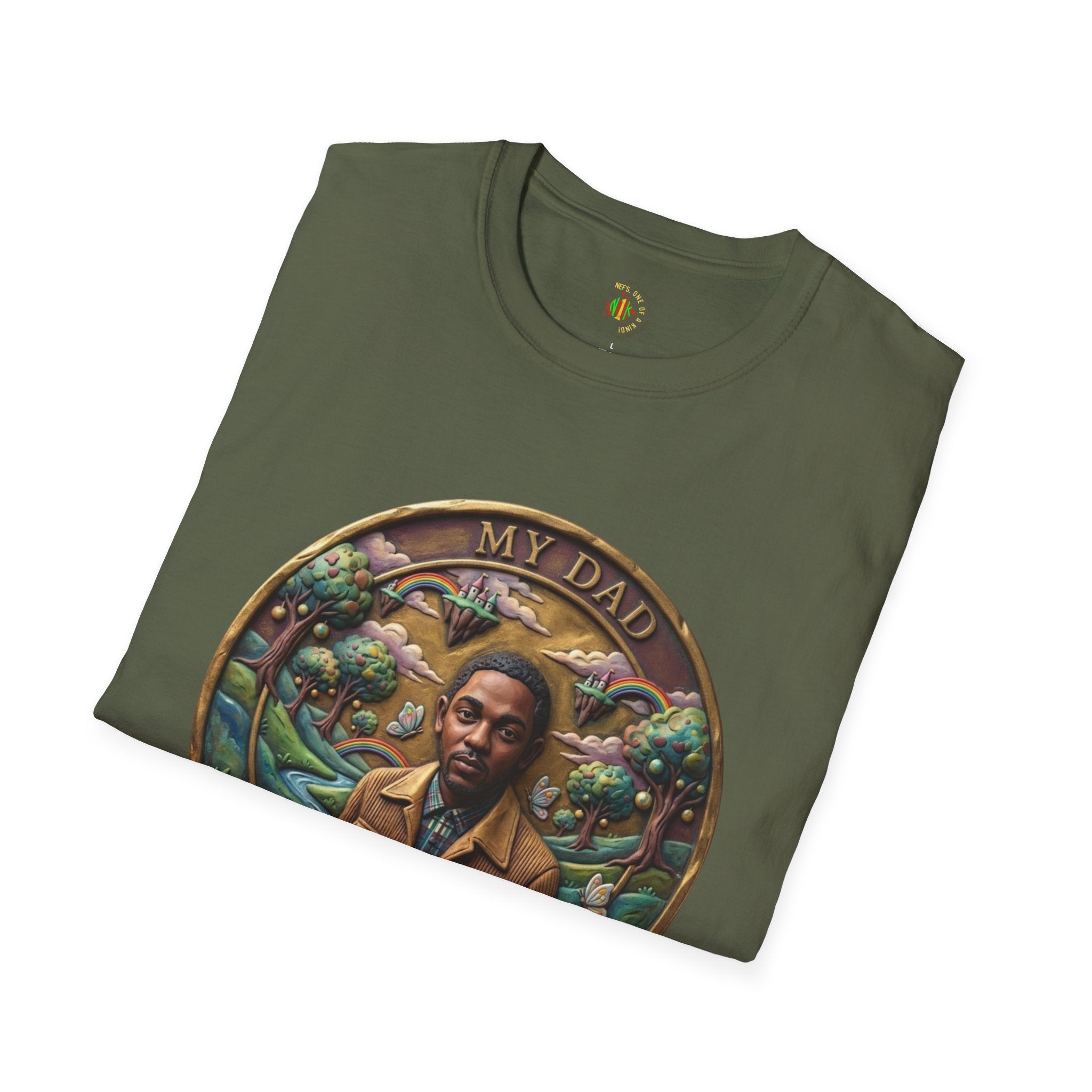 Todd Another Customized My Dad Portrait Coin Tee Graphic T-Shirt