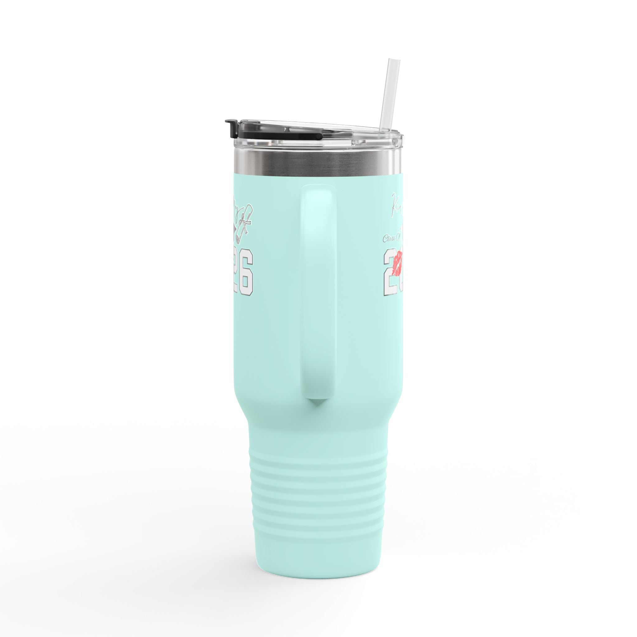 2026 Insulated Travel Mug, 40oz, Stylish Drinkware for On-the-Go, Ideal for Graduations, Hot & Cold Beverages, Outdoor Adventures