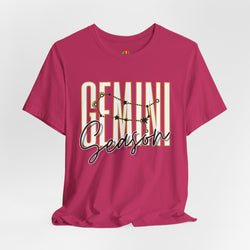 Gemini Season Tee, Zodiac Shirt, Astrology Gift, Unisex Graphic Tee, Birthday T-Shirt, Horoscope Apparel