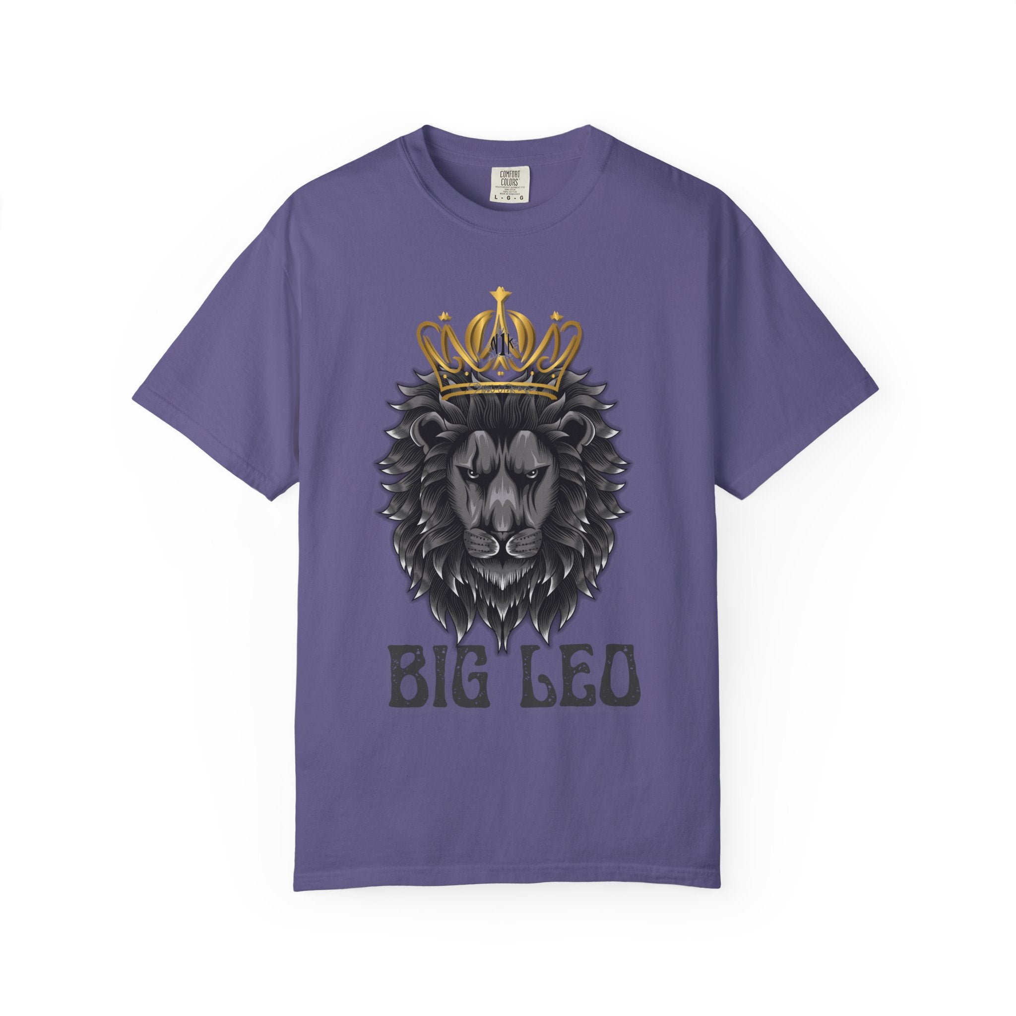 Big Leo Lion Graphic T-Shirt, Unisex Tee, Animal Lover Gift, Birthday Shirt, Astrology Apparel, Comfortable Everyday Wear