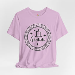Gemini Zodiac Tee: Stylish Astrology Shirt for Astronomy Lovers, Birthday Gift, Unisex Tee, Horoscope Apparel, Casual Wear