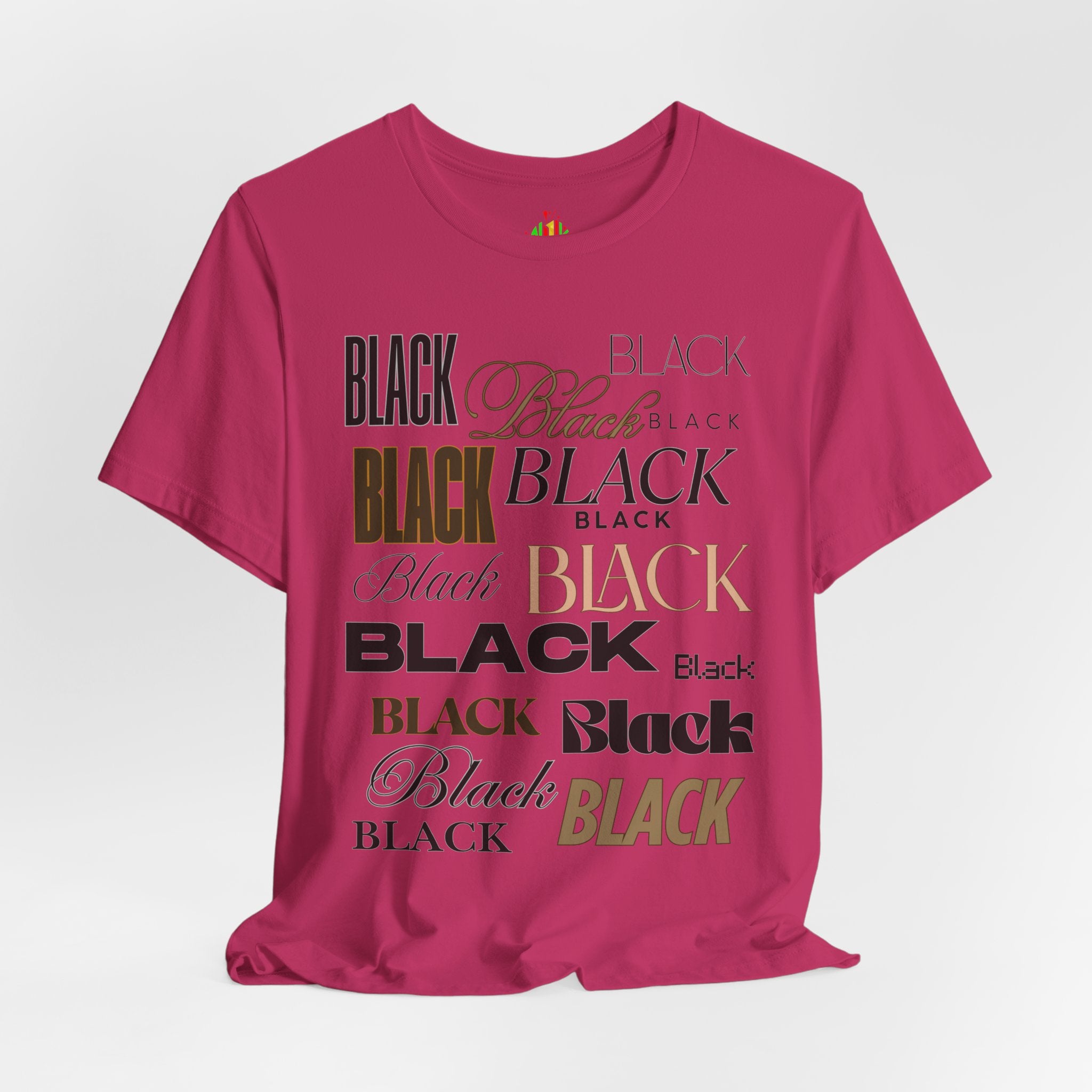 Black Text Unisex Tee, Casual Graphic T-Shirt for Fashion Lovers, Perfect Gift for All Occasions, Streetwear Style, Trendy Top