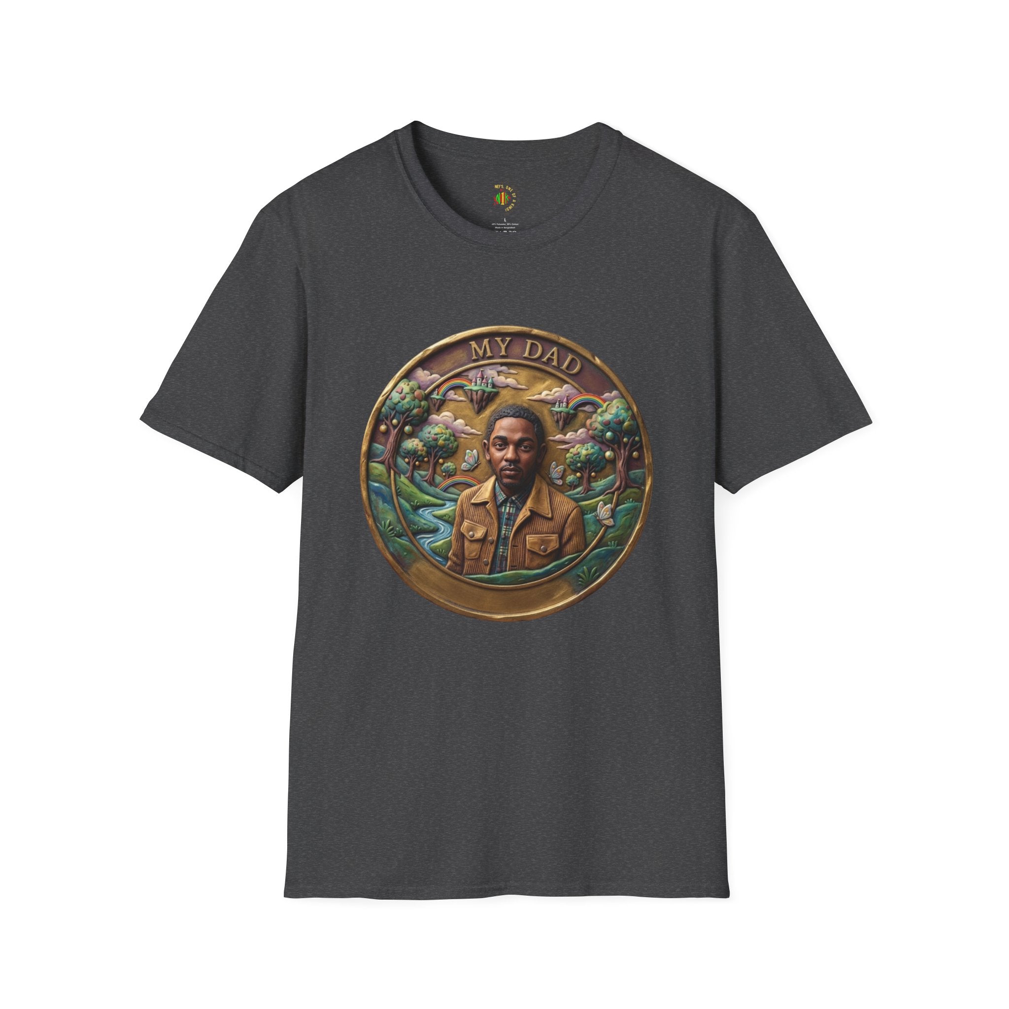 Todd Another Customized My Dad Portrait Coin Tee Graphic T-Shirt