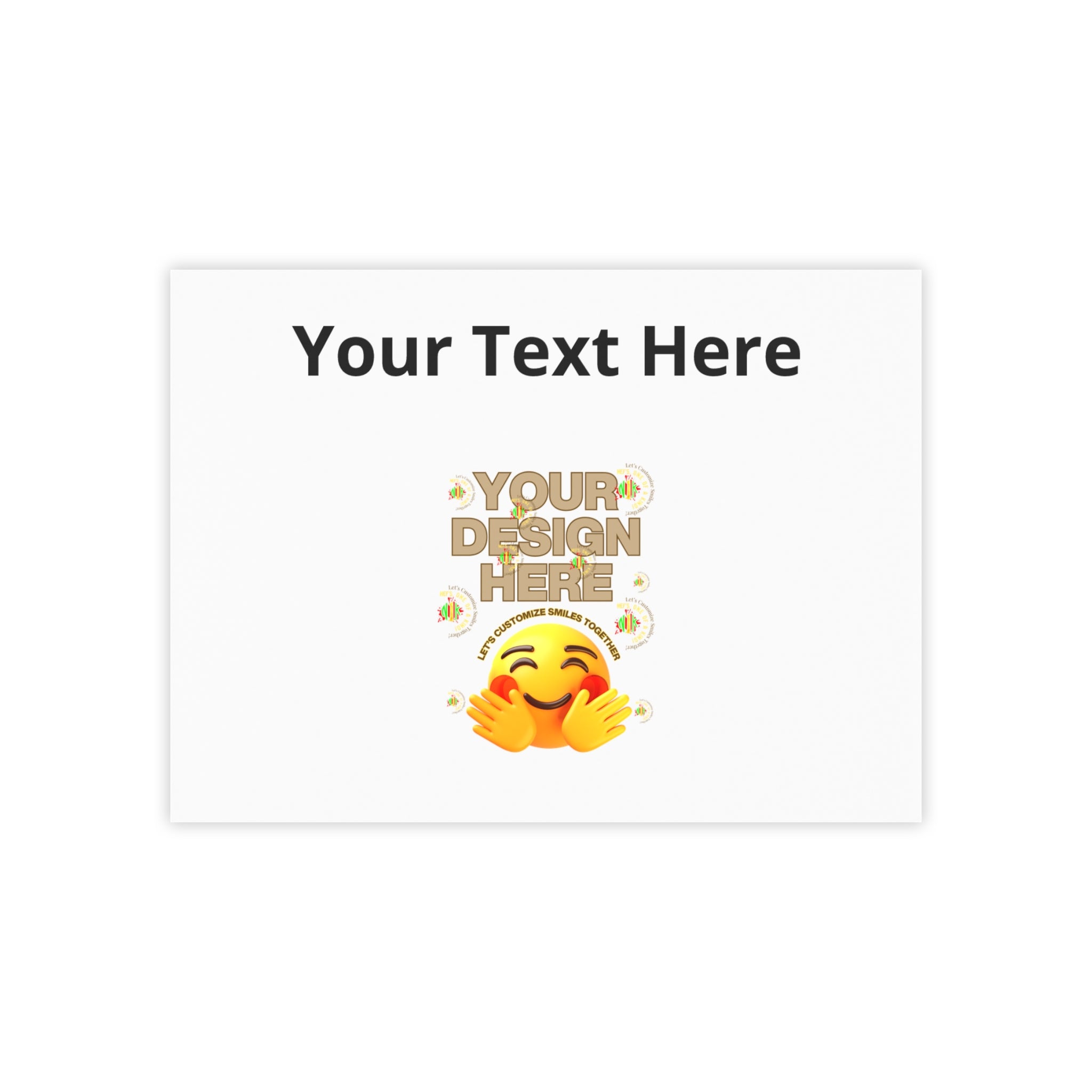 Custom Post-it Note Pad — Personalized Text & Design Sticky Notes