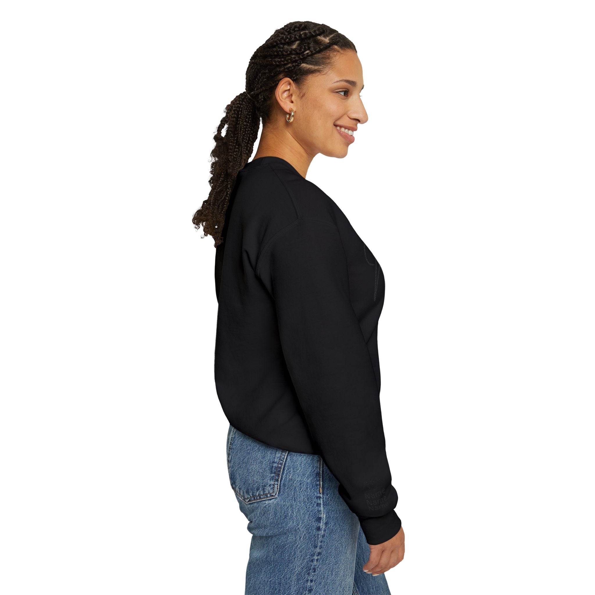 Mom Est. Year Embroidered Customizable Crewneck Sweatshirt