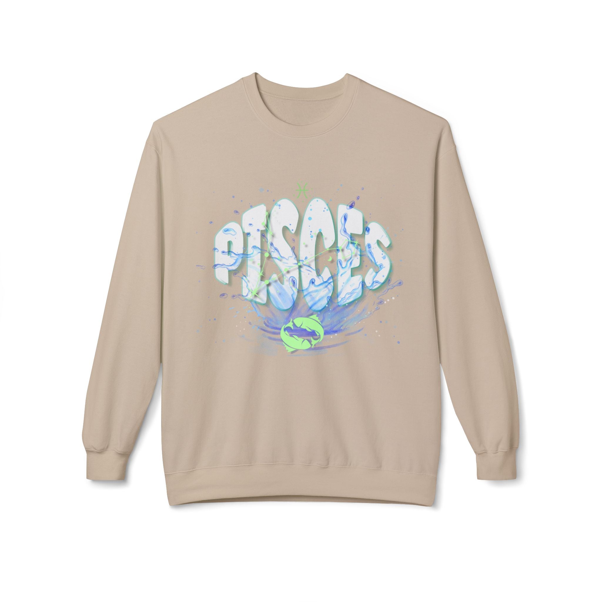 Pisces Water Zodiac Sweatshirt — Pisces Sign Crewneck