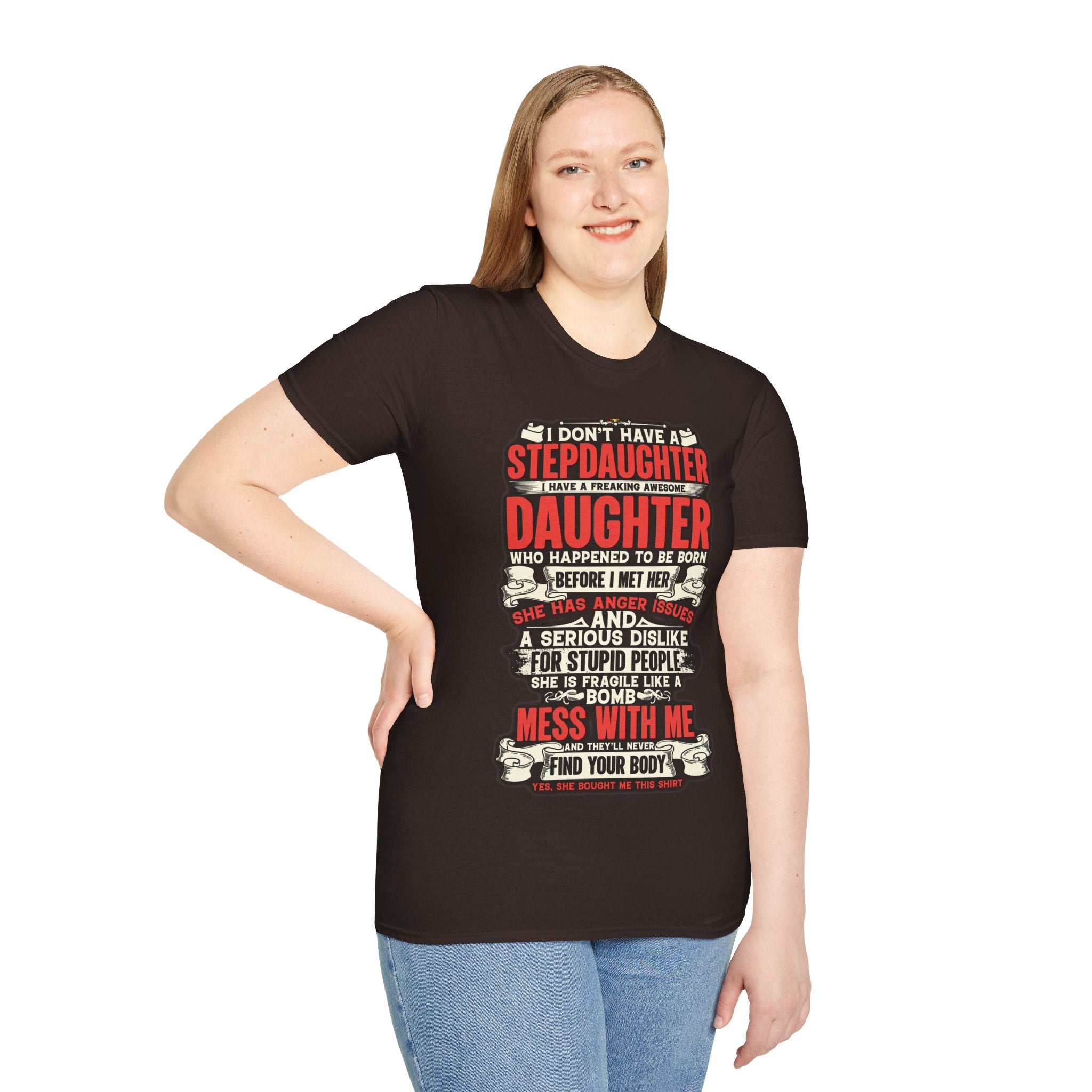 The love of a stepdaughter from a Stepfather Short Sleeve Tee