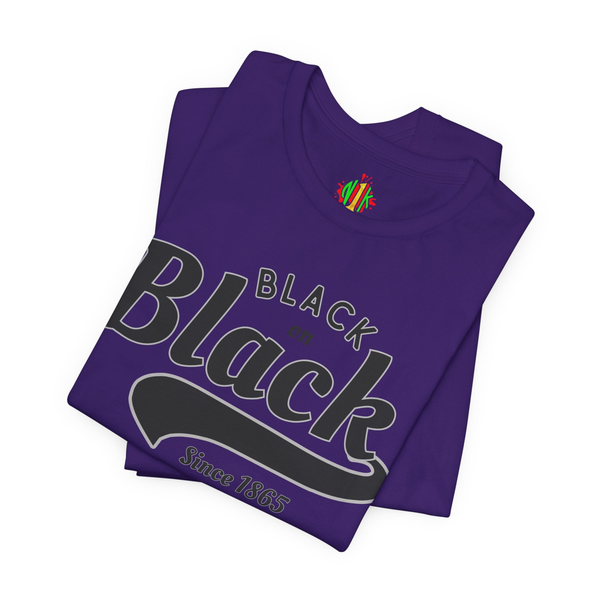 Vintage Style Unisex Jersey Tee - Black Since 1865, Retro T-Shirt, Casual Wear, Gift Idea, Everyday Fashion
