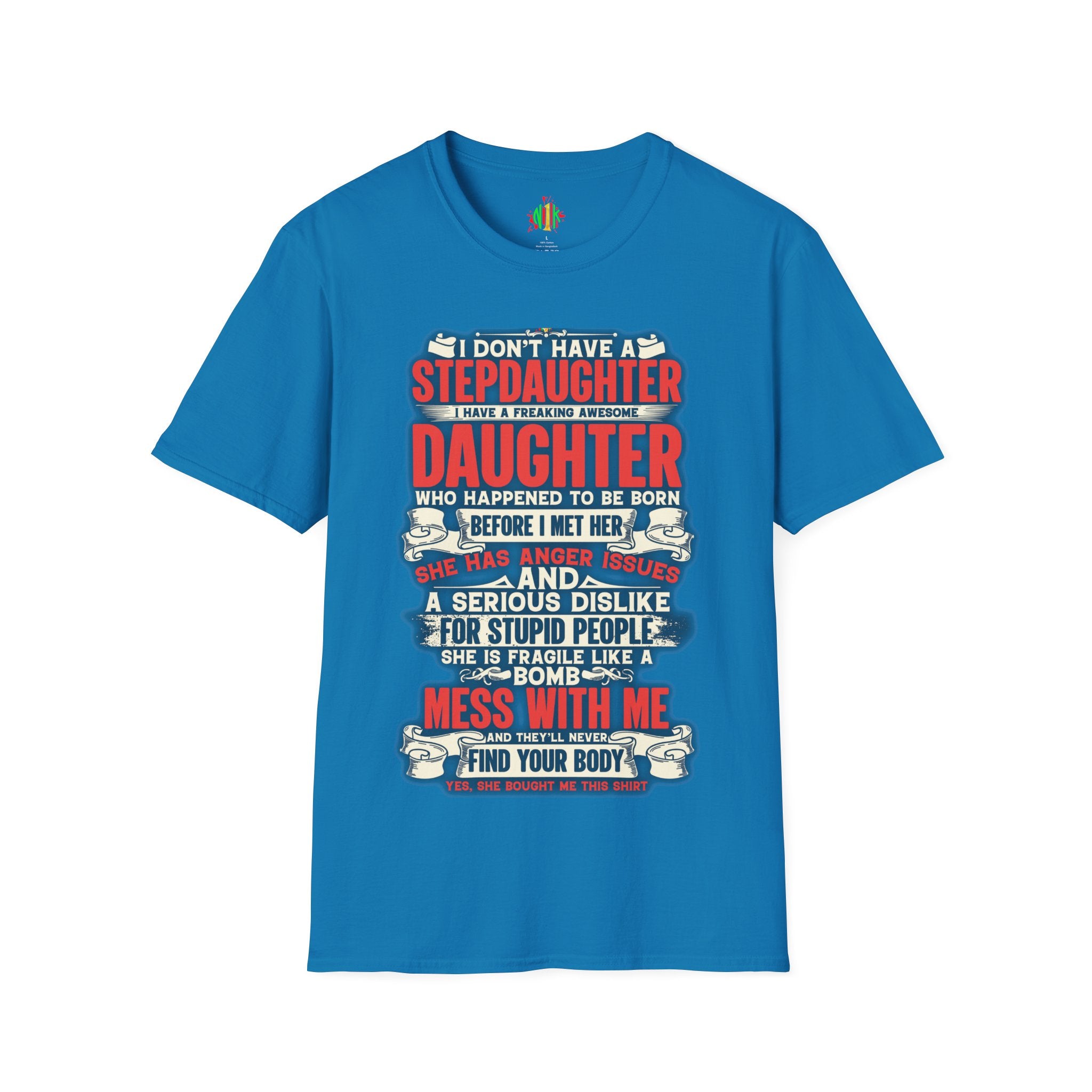 The love of a stepdaughter from a Stepfather Short Sleeve Tee