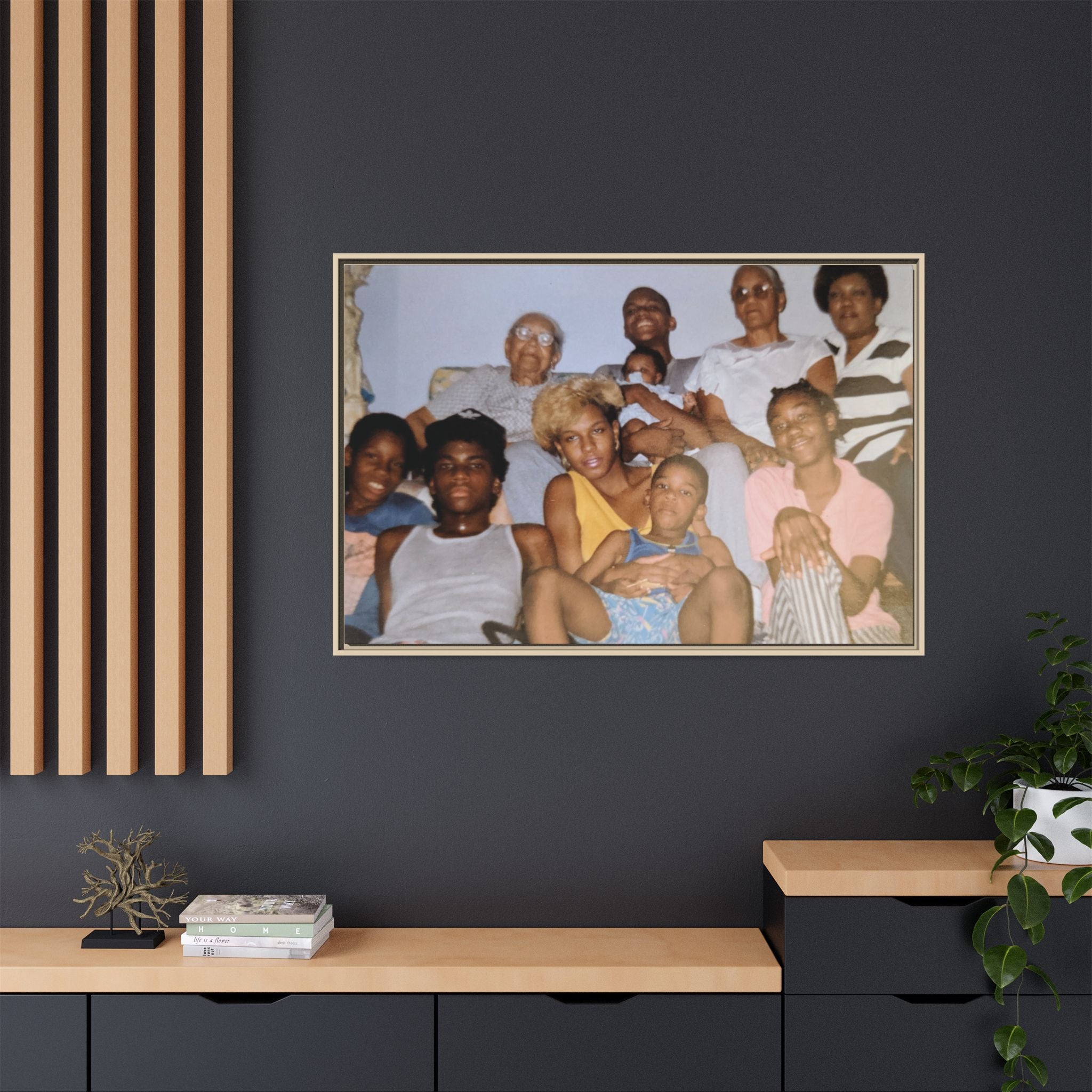 Ccustomizable Framed Canvas — Horizontal Matte Wall Art