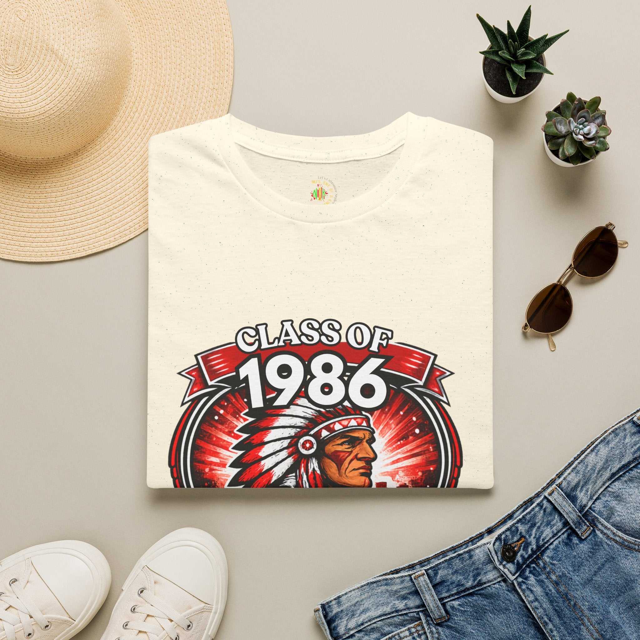 Class of 1986 40th Reunion T-Shirt — Emmerich Manual High School Alumni Tee - Another Customized Smile