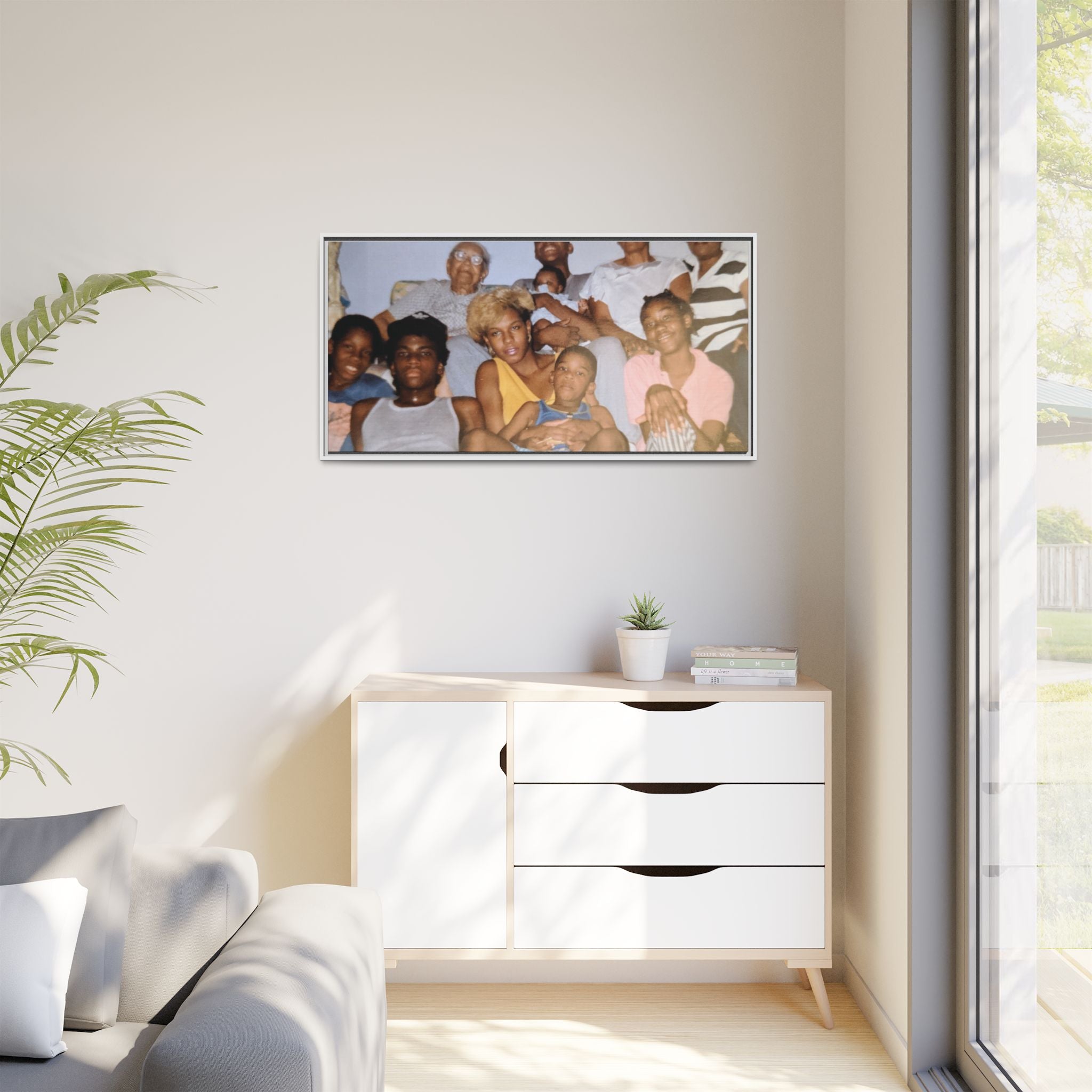 Ccustomizable Framed Canvas — Horizontal Matte Wall Art