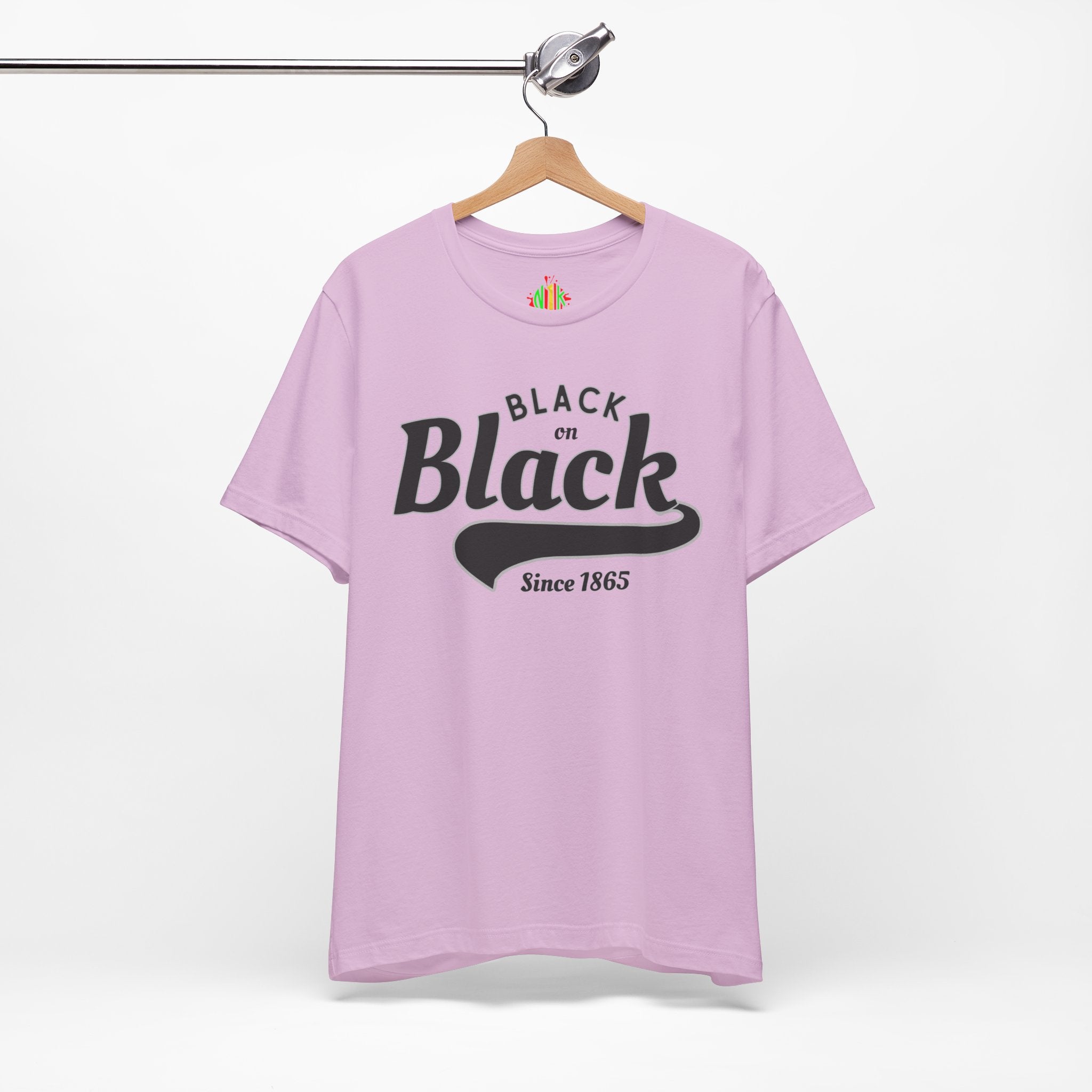 Vintage Style Unisex Jersey Tee - Black Since 1865, Retro T-Shirt, Casual Wear, Gift Idea, Everyday Fashion